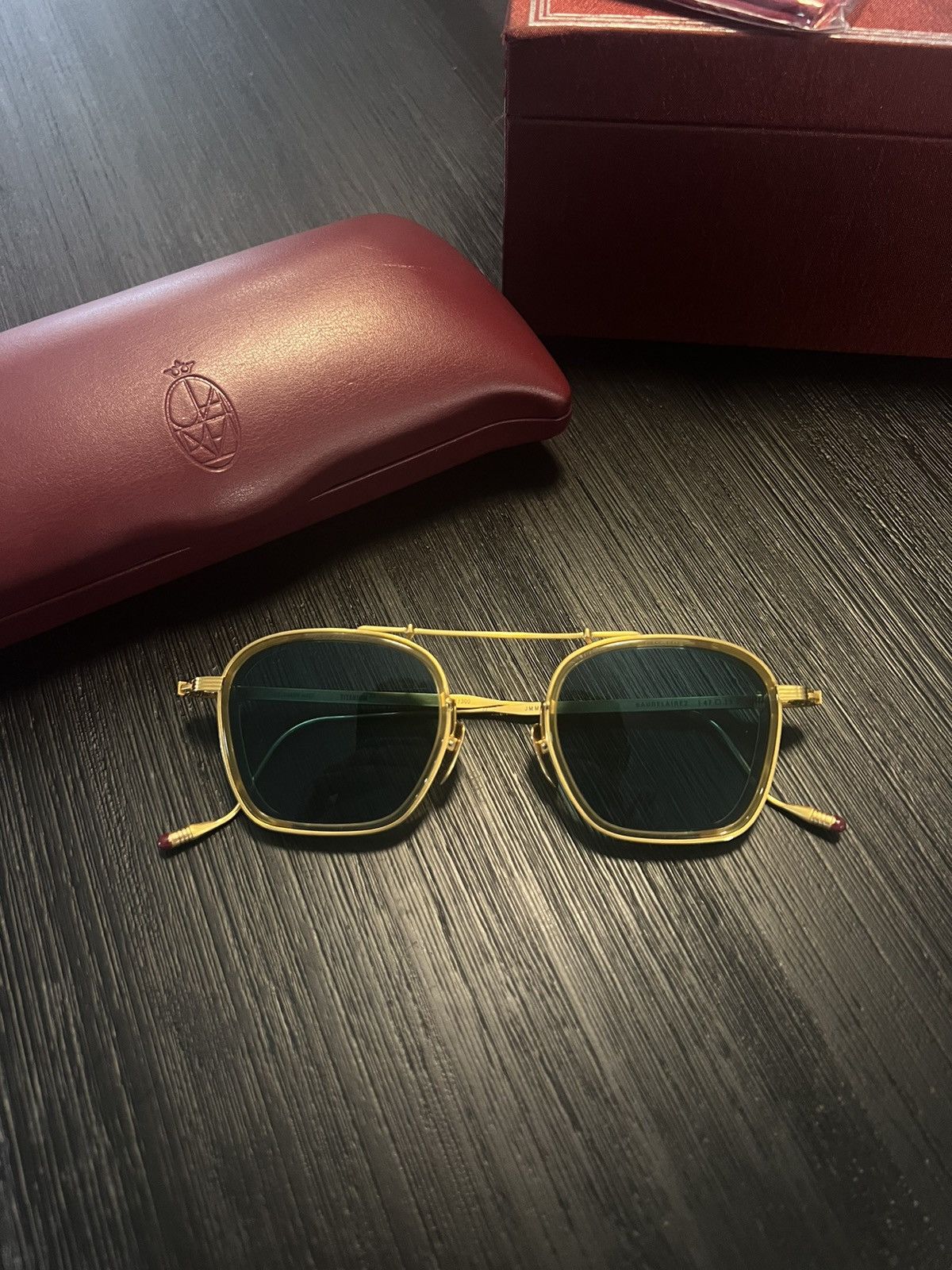 Rare Jacques Marie Mage Baudelaire II Unisex Sunglasses, Limited Edition 122/300 Jacques Marie Mage | Baudelaire 2 in Montra Sunglasses  main image 3