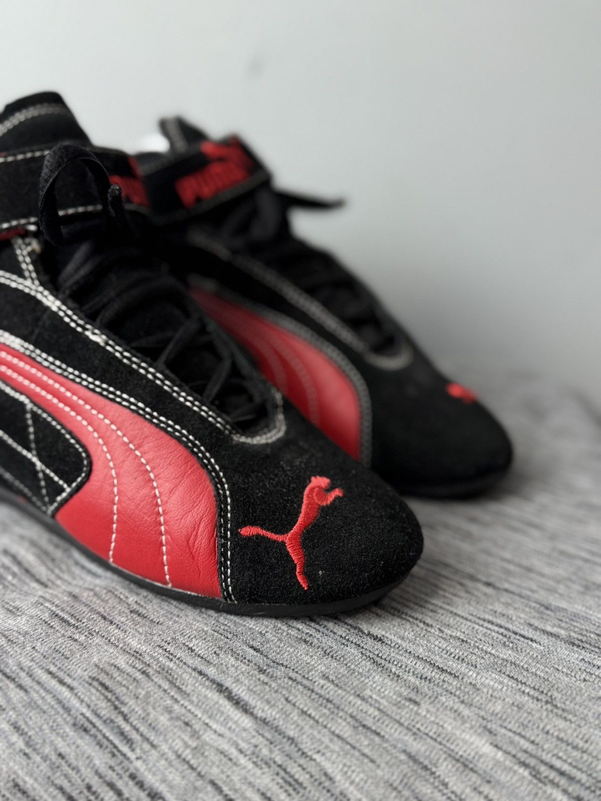 Puma Y2K Vintage Puma Speedcat High Top Suede Trainers Sneakers Size US 6 / IT 36 - 2 Thumbnail