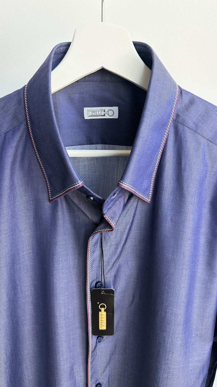Zilli Men’s shirt ZILLI Size US XL / EU 56 / 4 - 3 Thumbnail