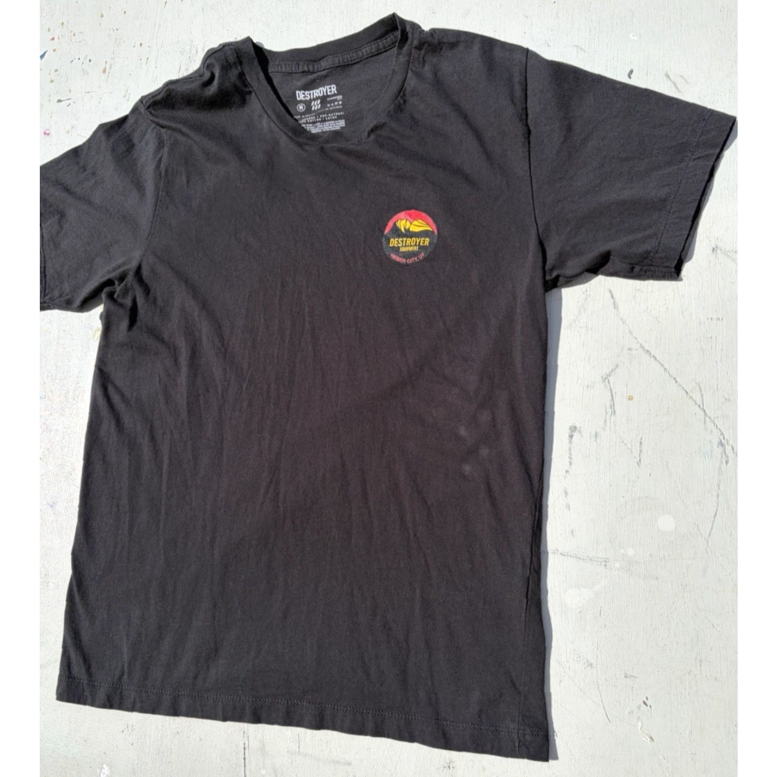 Equipment Destroyer Equipment T-Shirt Black Spell-Out M Shirts Mens 90s City Outdoor Rock Logo Size US M / EU 48-50 / 2 - 6 Thumbnail