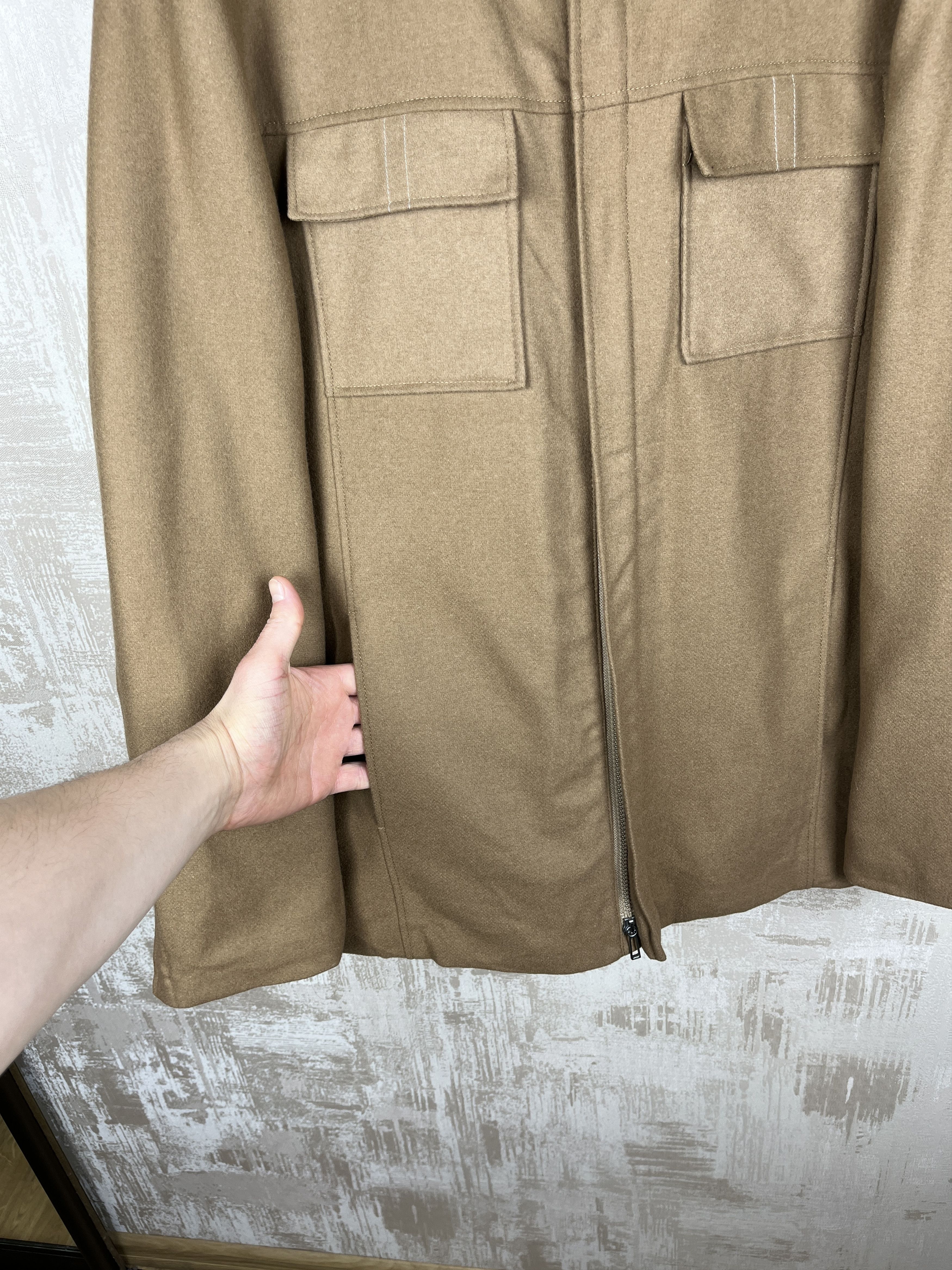 J.Lindeberg J. Lindeberg On Course Wool Blend Sport Coat Jacket Camel Size US L / EU 52-54 / 3 - 5 Thumbnail