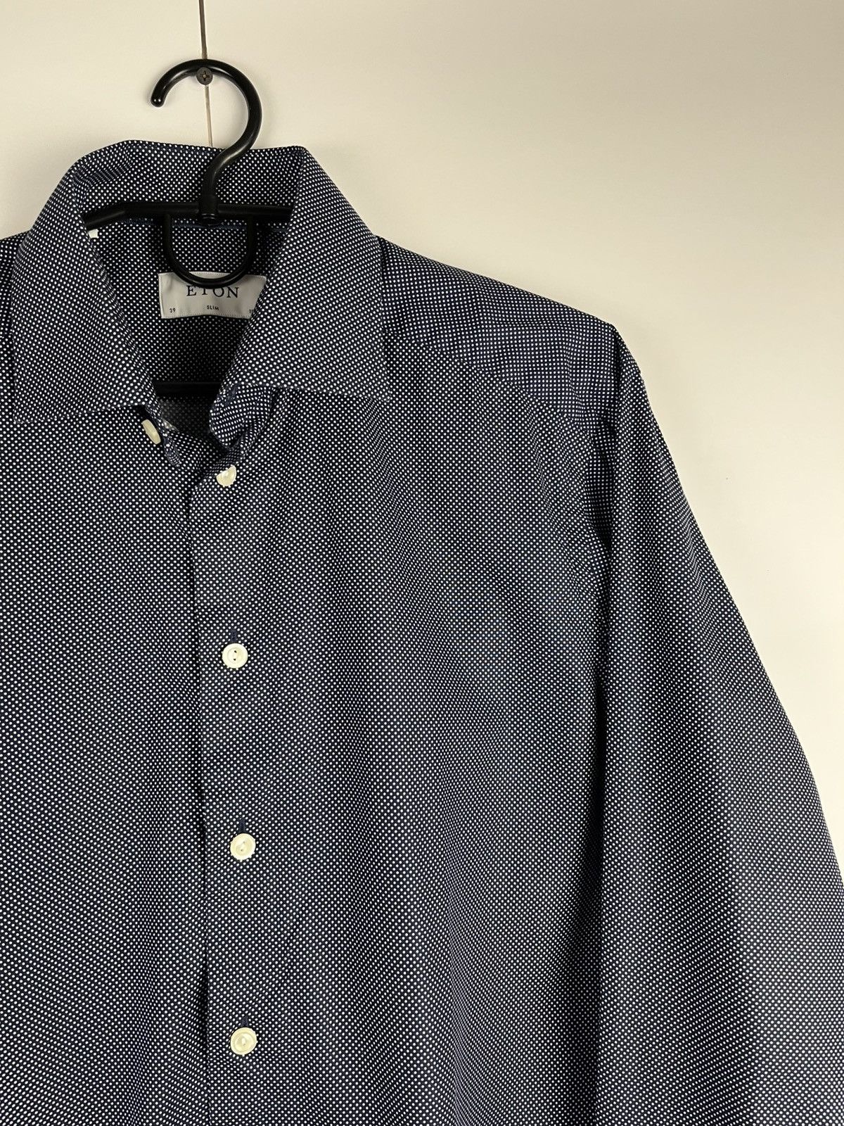 Eton Eton Luxury Polka Dot Cotton Long Sleeve Shirt Button Up Size US M / EU 48-50 / 2 - 3 Thumbnail