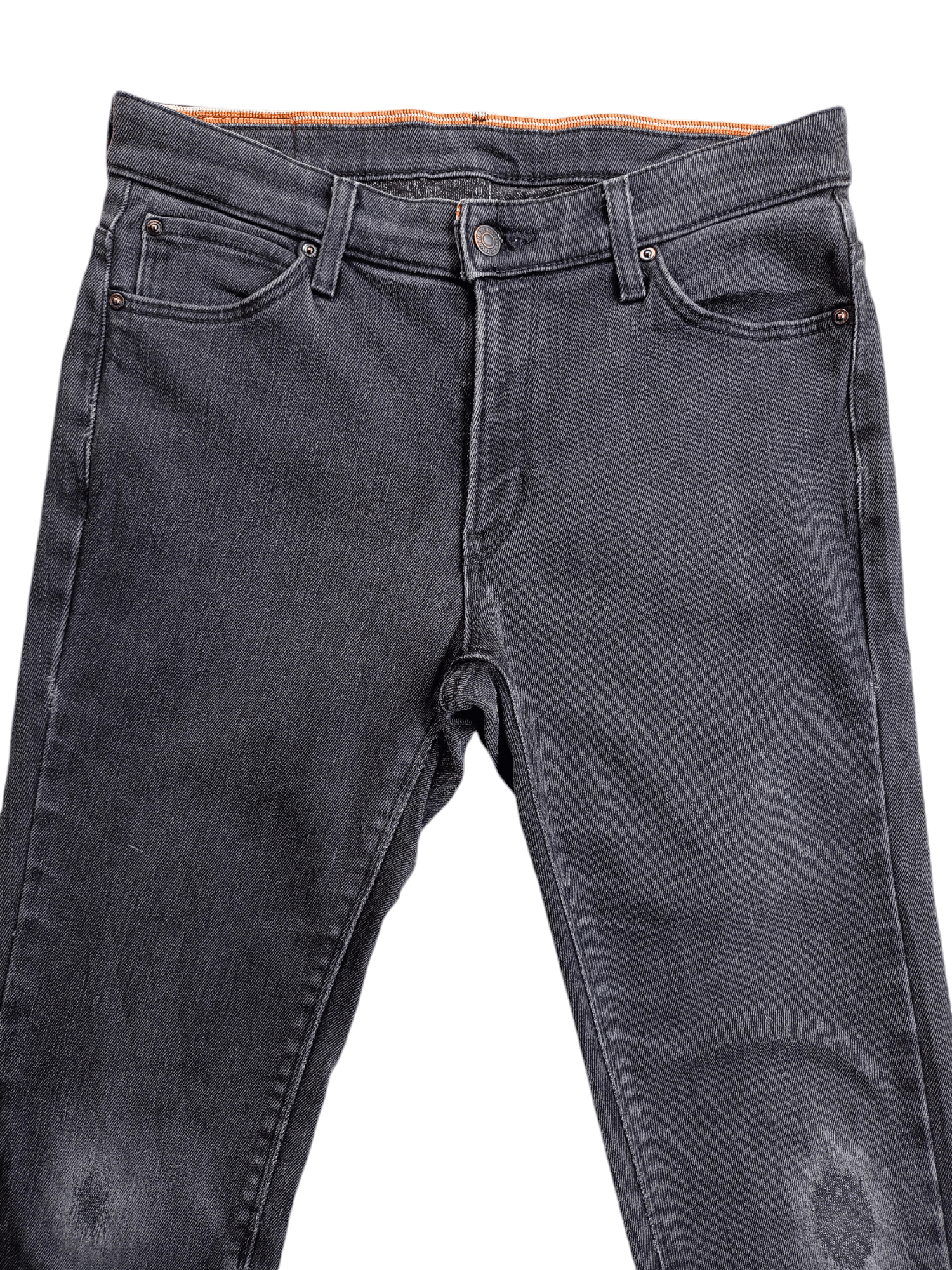 Edwin × Vintage EDWIN Black Women's Vintage Streetwear Denim Size 31" - 2 Thumbnail