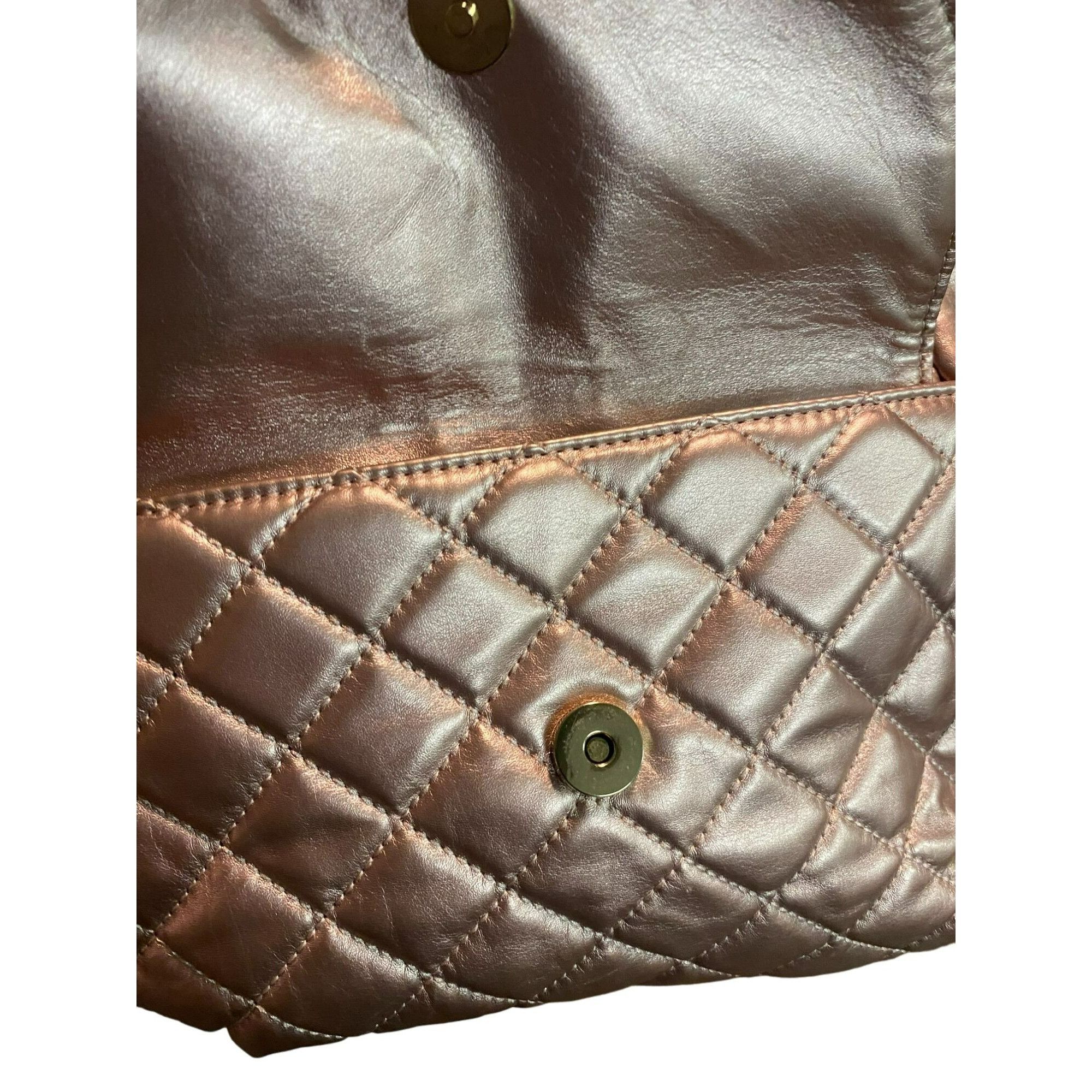 Guess Guess Quilted Metallic Pink Mini Backpack With Glitter Bunny Size ONE SIZE - 7 Thumbnail