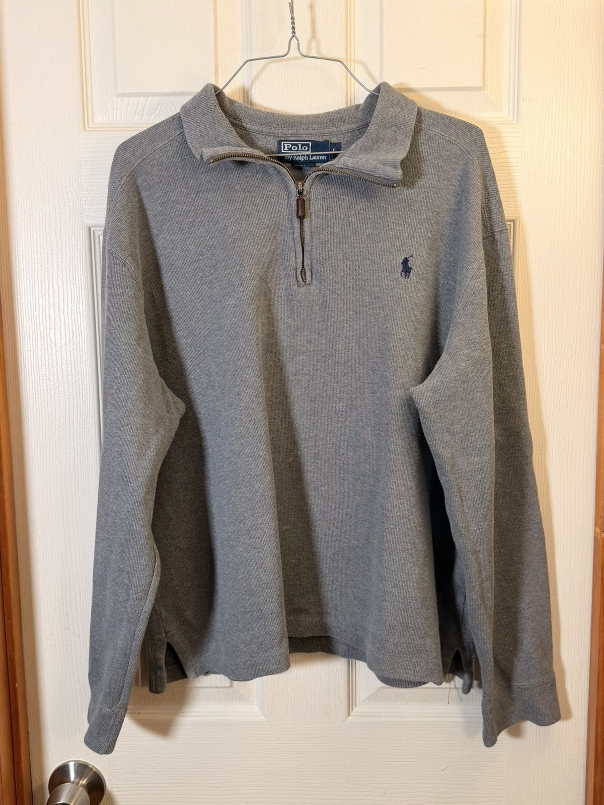 Polo Ralph Lauren Vintage Polo Ralph Lauren Quarter zip Size US L / EU 52-54 / 3 - 1 Thumbnail