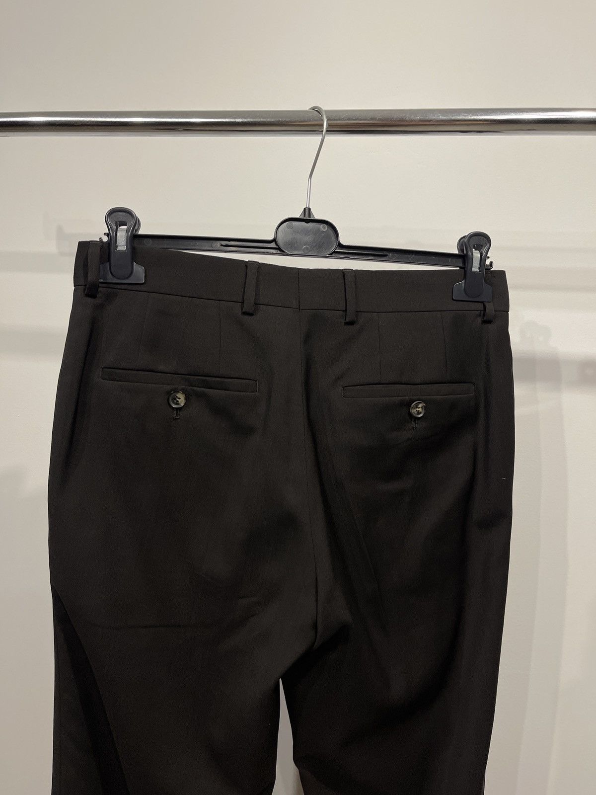 Hugo Boss Hugo boss men’s formal trousers classic wool pants brown Size 36R - 4 Thumbnail