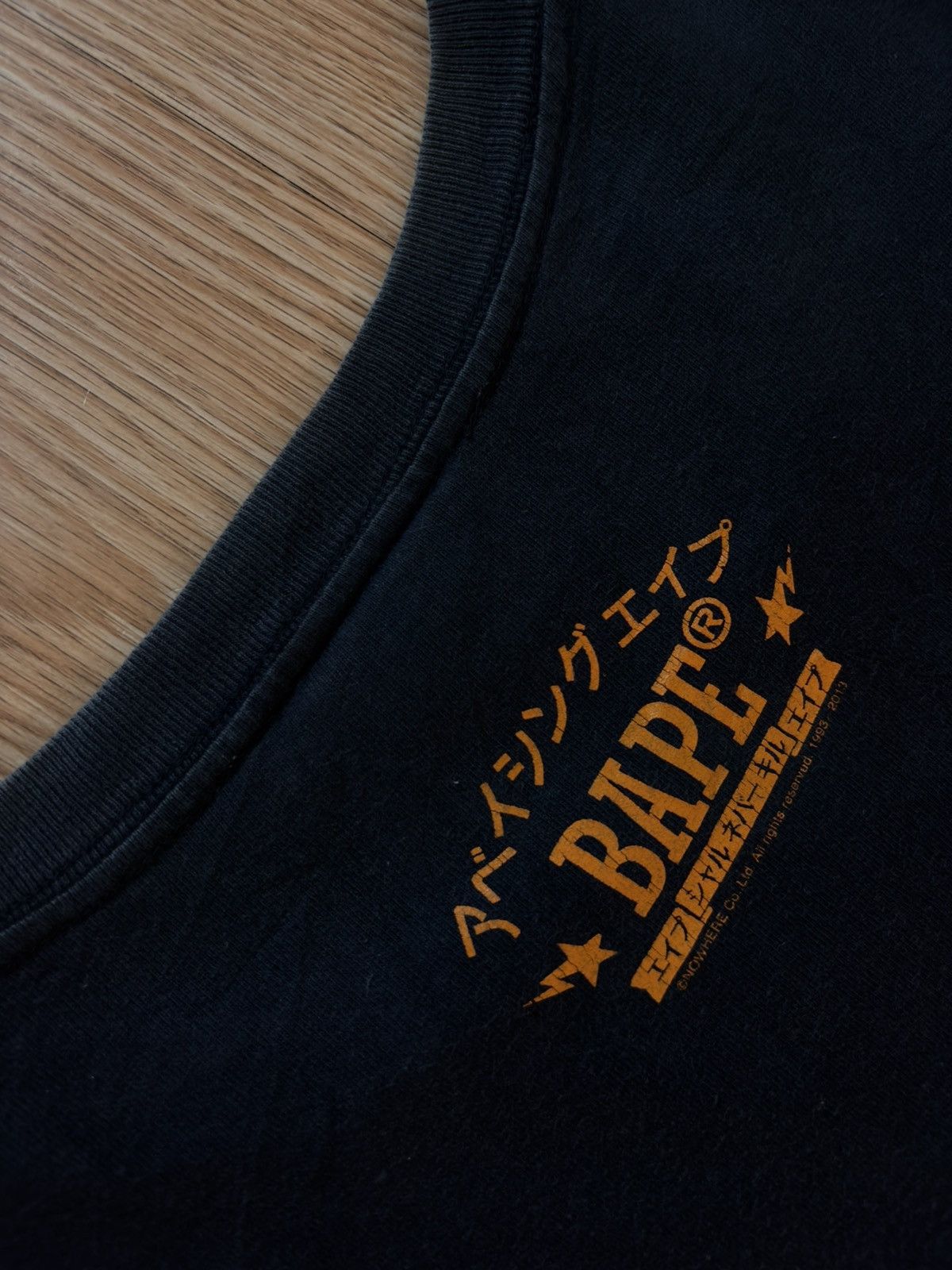 Bape Bape Katakana College Tee A Bathing Ape Size US L / EU 52-54 / 3 - 2 Thumbnail