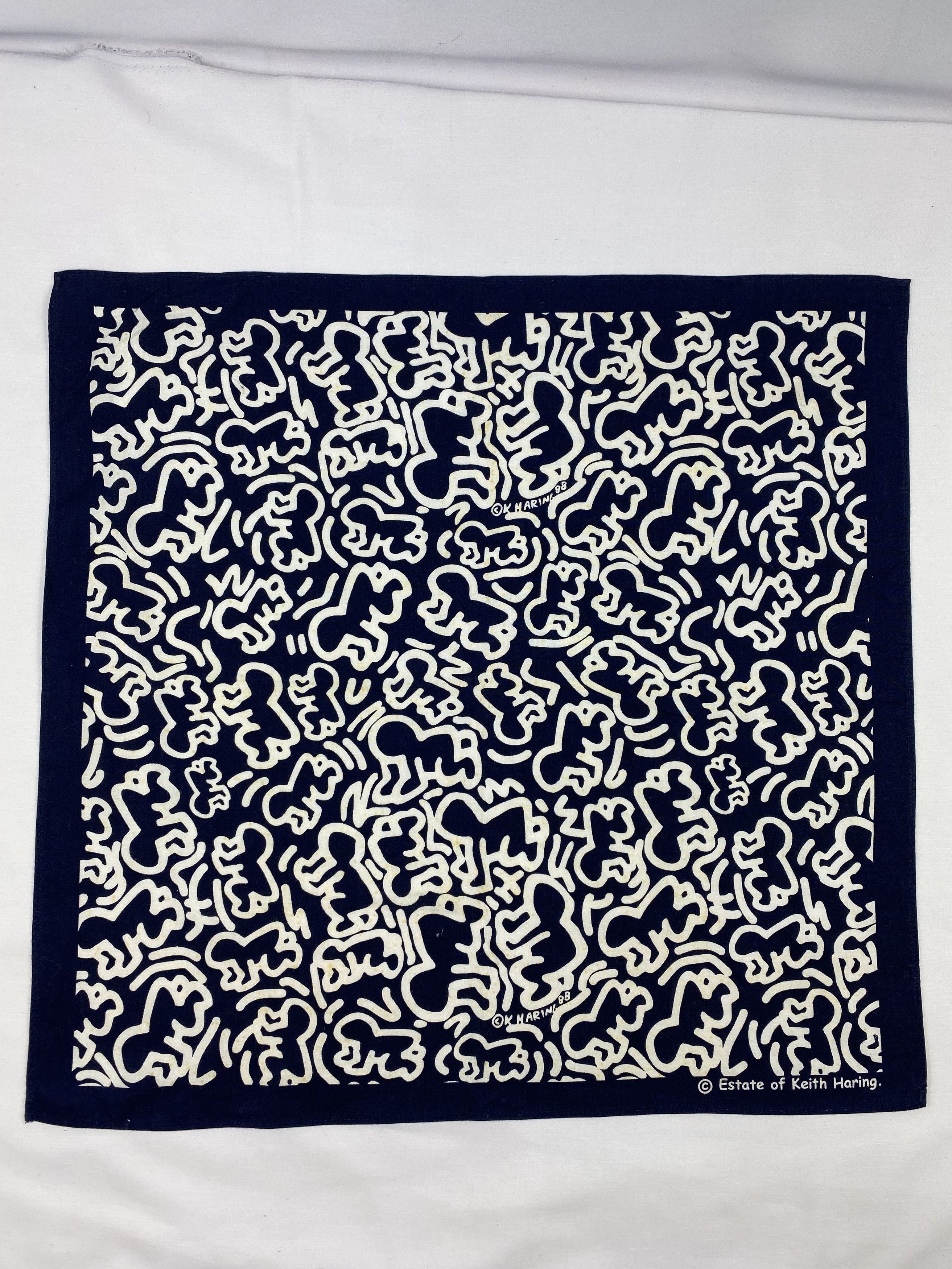 Keith Haring Keith Haring Handkerchief / Bandana / Neckerchief Size ONE SIZE - 3 Thumbnail