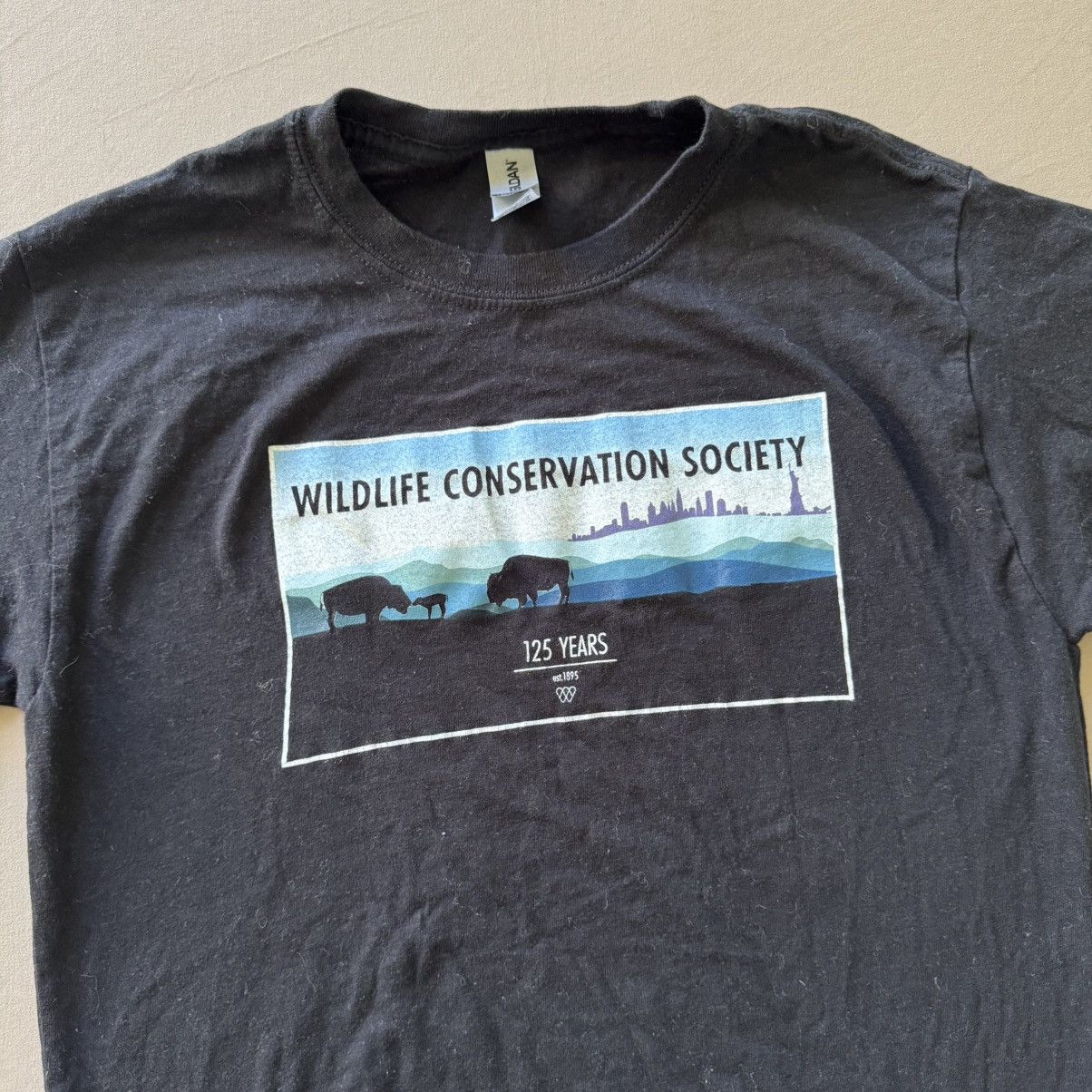 Vintage Wildlife Conservation Society Anniversary Graphic Tee Size XS / US 0-2 / IT 36-38 - 3 Thumbnail