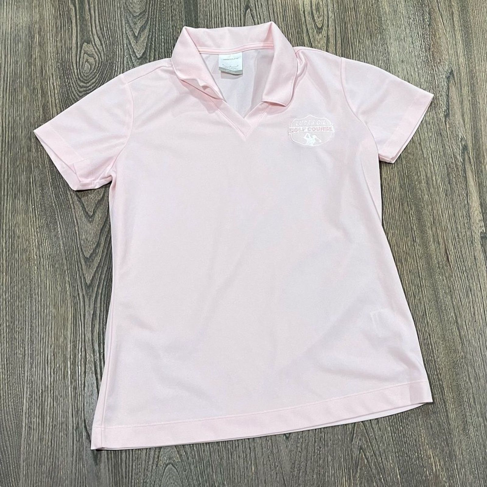 Nike NikeGolf Dri-Fit Polo Shirt Short Sleeve Lucas Oil Size M / US 6-8 / IT 42-44 - 1 Thumbnail