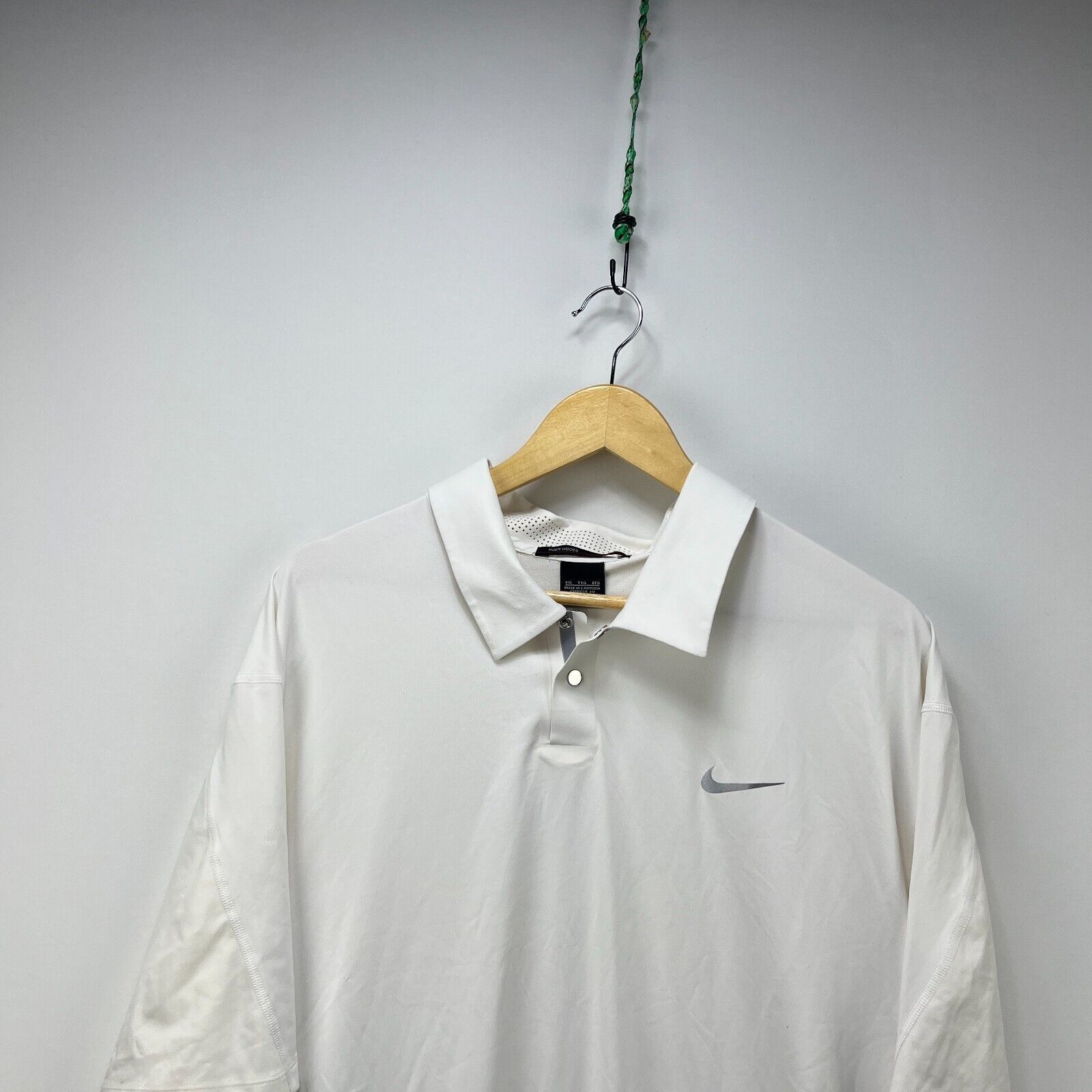 Nike × Vintage Vintage Y2K Nike Tiger Woods Dri-Fit Golf Shirt Polo 2XL Size US XXL / EU 58 / 5 - 2 Thumbnail
