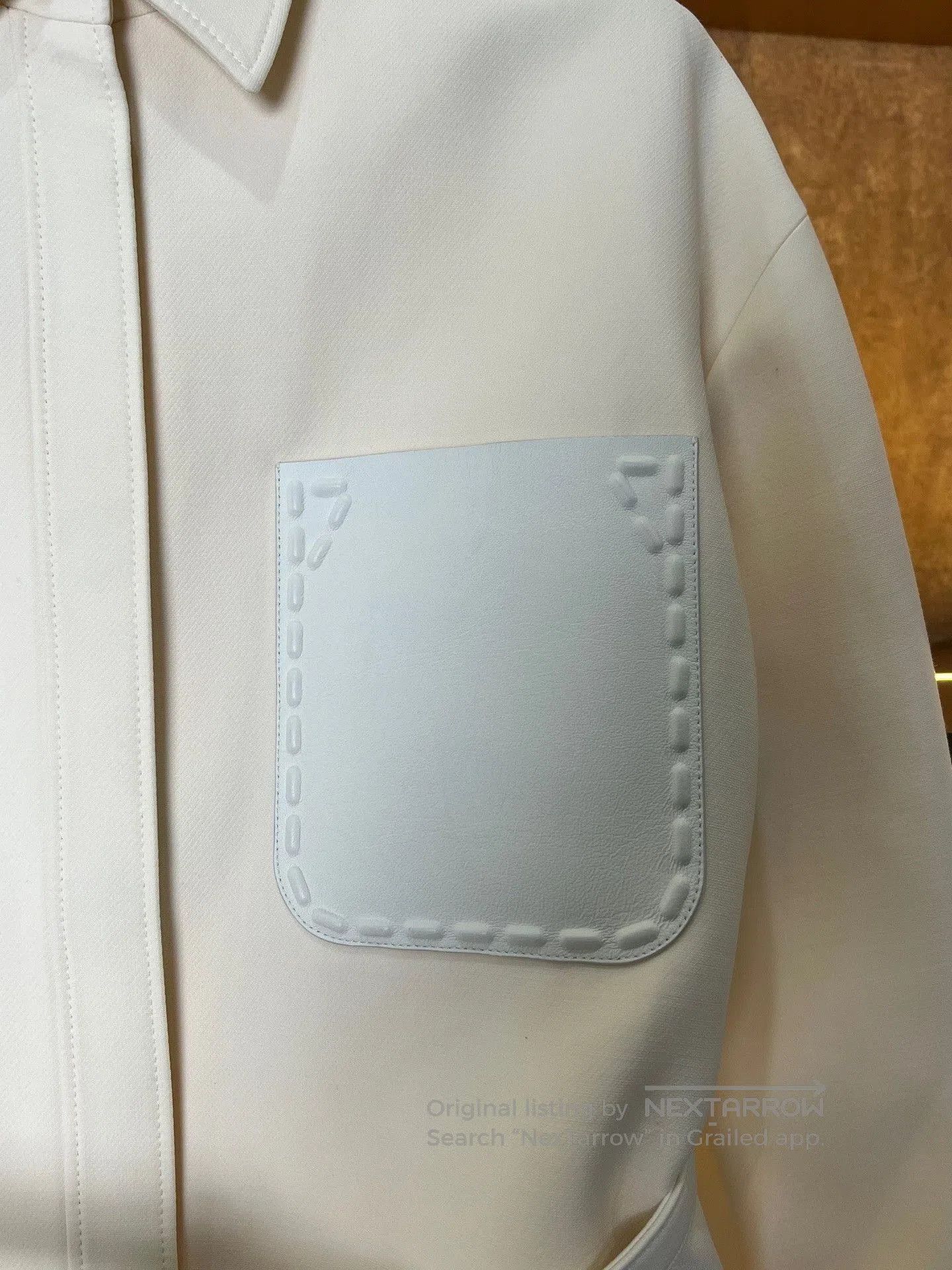 Fendi Fendi Beige Leather Patch Pocket Belted Coat. Size US S / EU 44-46 / 1 - 3 Thumbnail