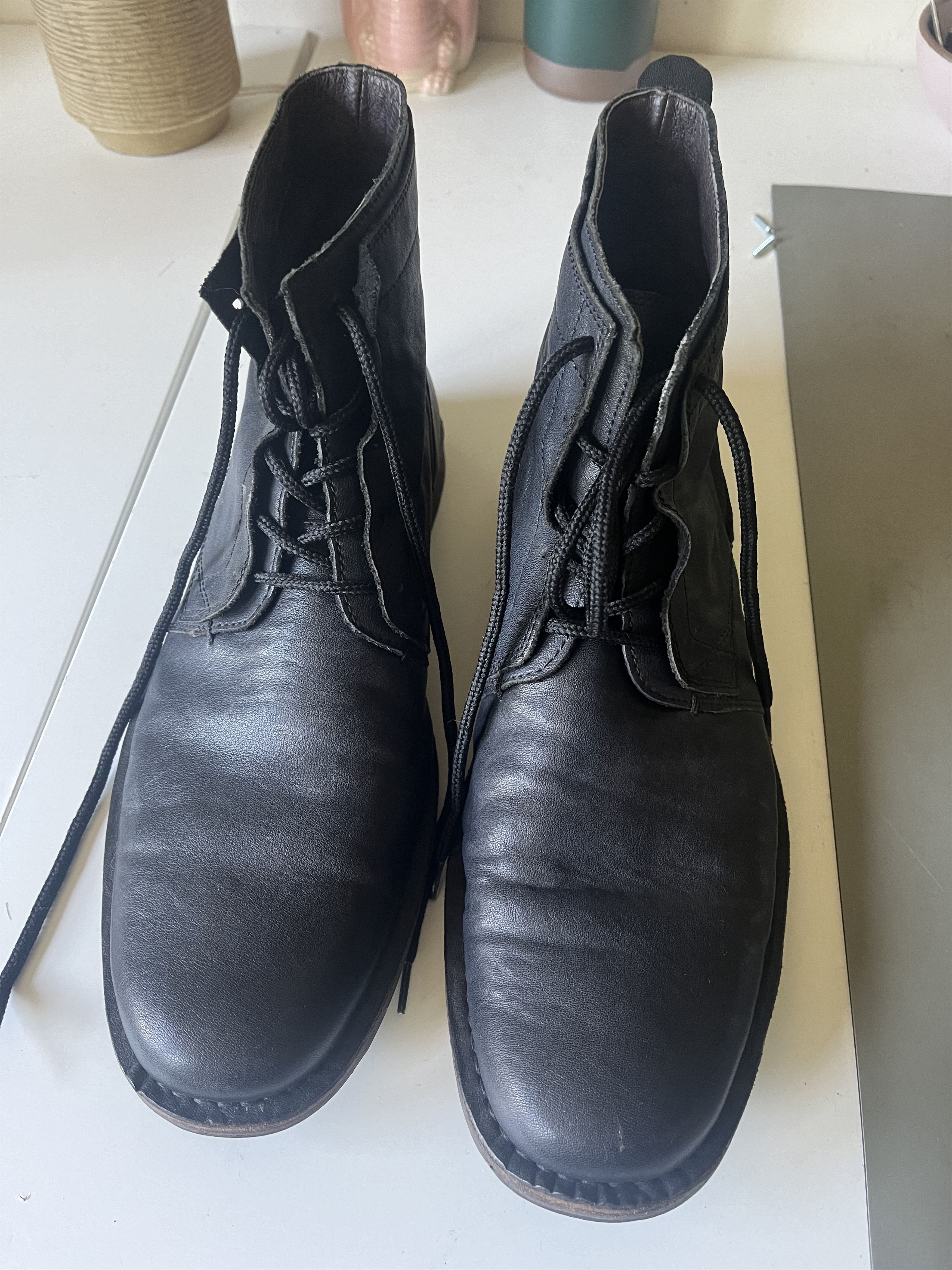John Varvatos john varvatos black leather boots Size US 10.5 / EU 43-44 - 2 Thumbnail