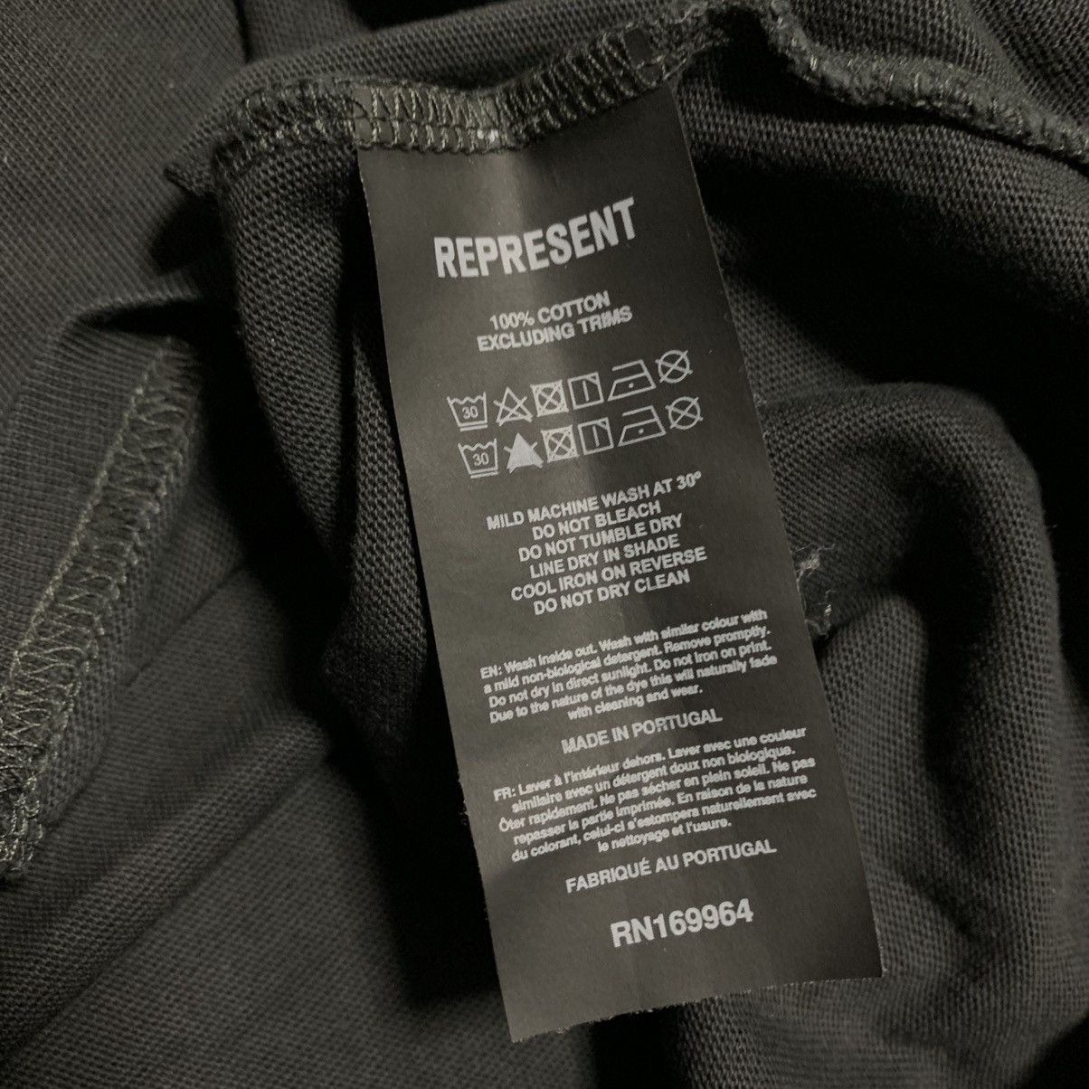 Represent Clo. Represent Small Out Of The Shadows Stained Black Tee Size US S / EU 44-46 / 1 - 7 Thumbnail