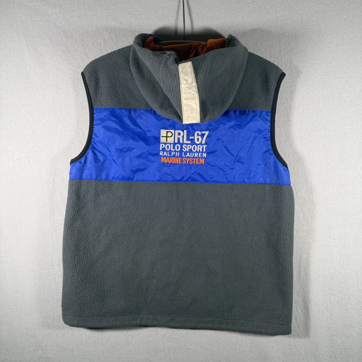 Polo Ralph Lauren Polo Sport Ralph Lauren Vest Men's M Gray Marine Systems Size US M / EU 48-50 / 2 - 2 Thumbnail