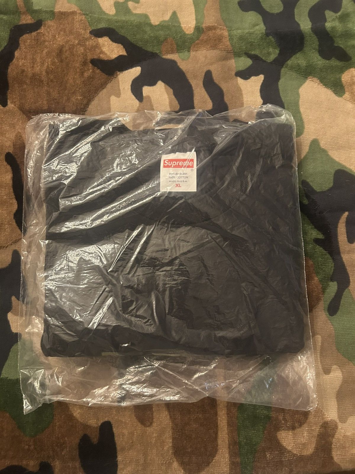 Supreme Supreme Camo Box Logo Tee Black XL FW23 Size US XL / EU 56 / 4 - 3 Thumbnail