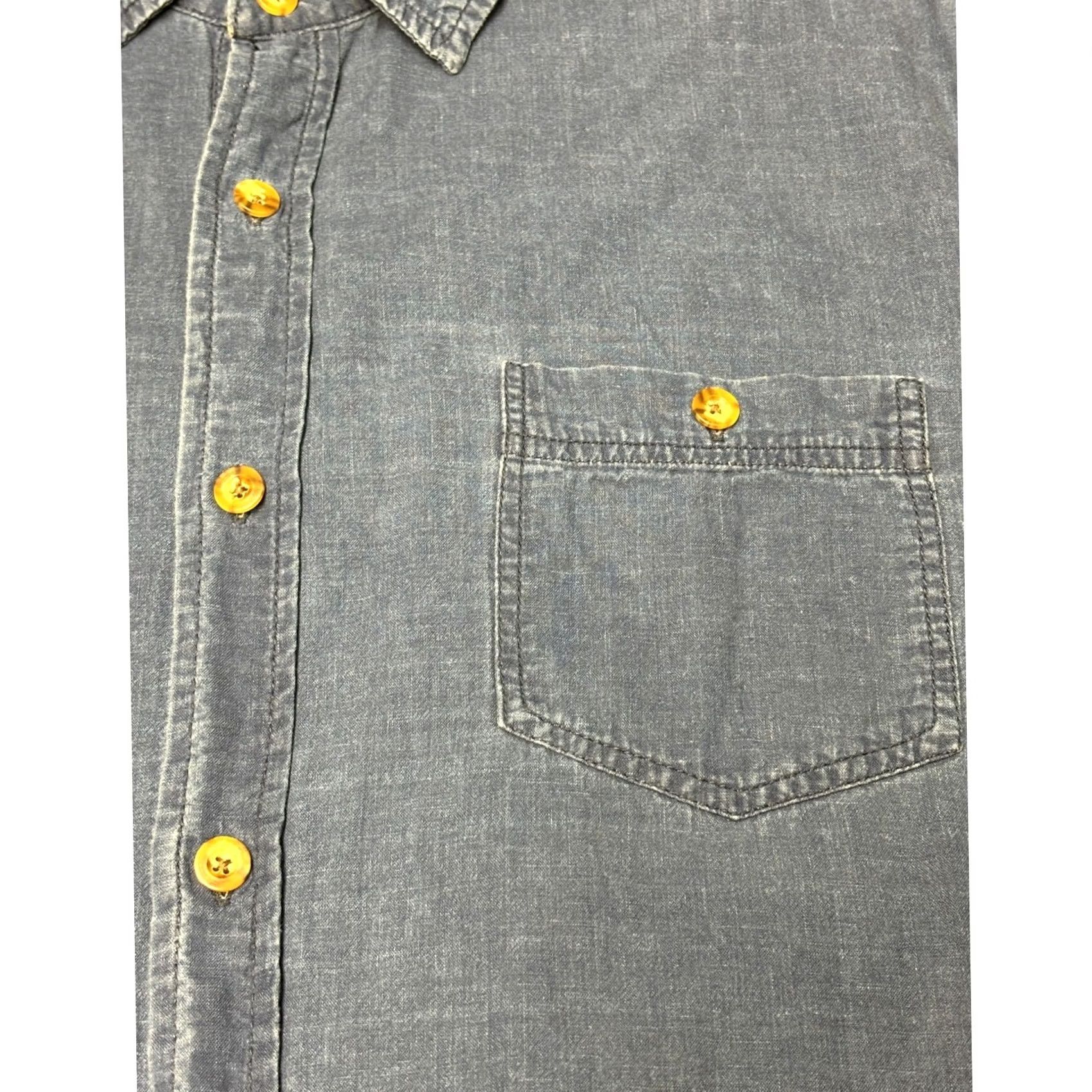 johnnie-O johnnie-O Shirt Mens Large Blue Long Sleeve Cotton West Coast Prep Button Down Size US L / EU 52-54 / 3 - 2 Thumbnail