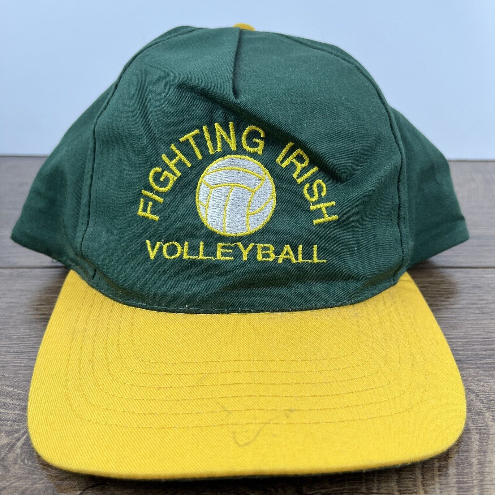 Other Notre Dame Fighting Irish Hat Volleyball Green Hat Snapback Size ONE SIZE - 4 Thumbnail