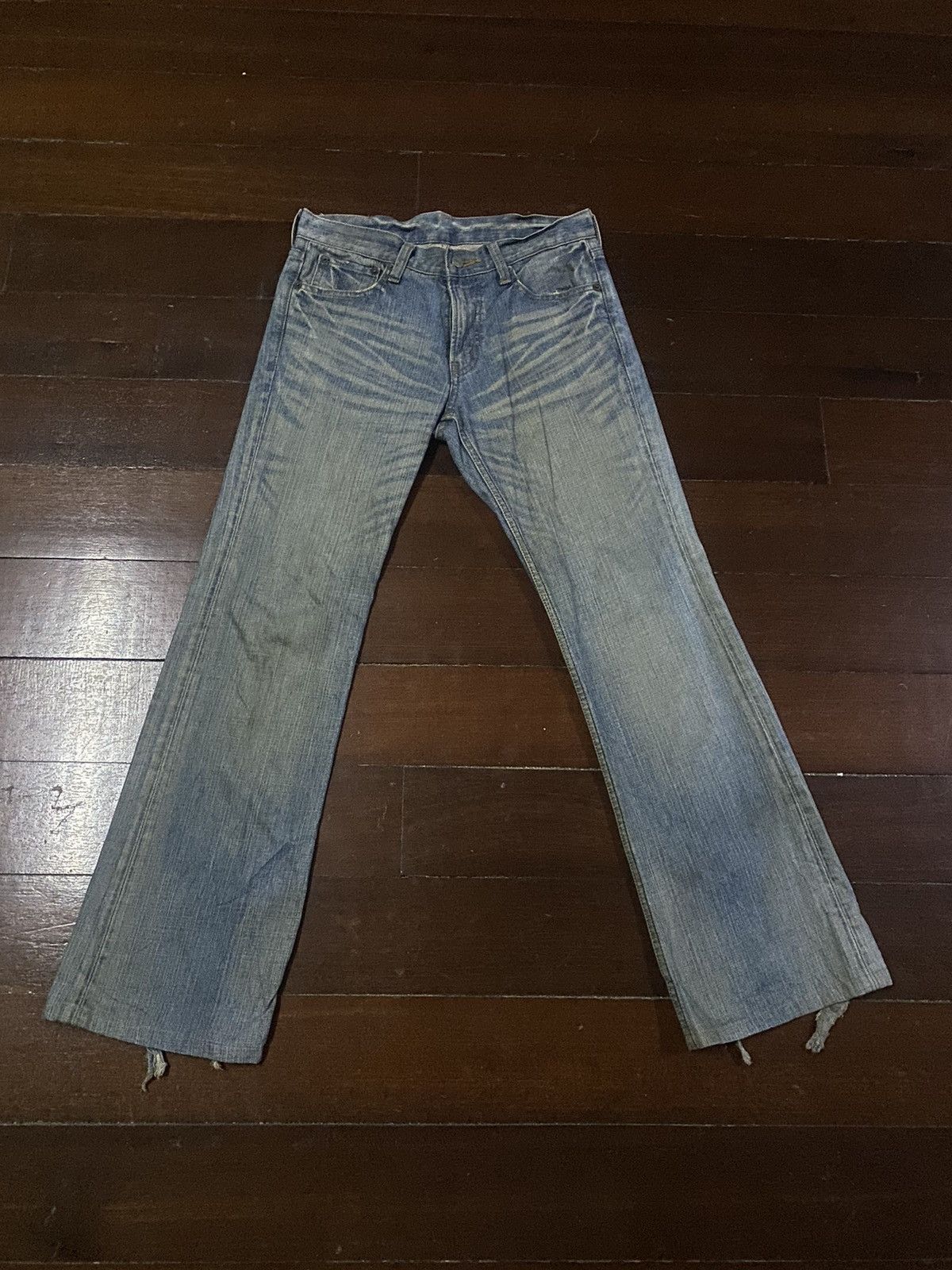 Edwin × Vintage Fire Vintage BOBSON CRACK WASH Dirty Vintage Mud Wash Jeans Size US 32 / EU 48 - 1 Thumbnail