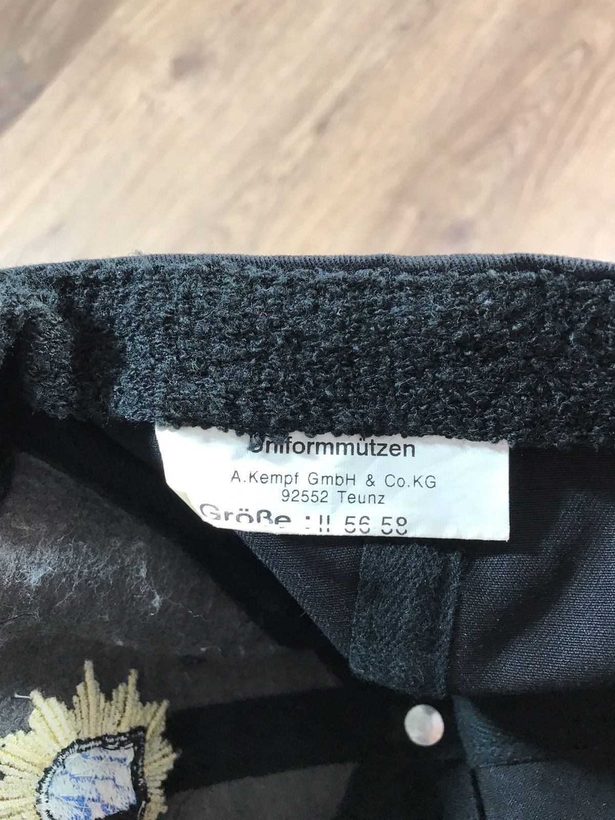 Japanese Brand × Vintage Vintage Polizei Cap Y2K Kanye Vetements Style Size ONE SIZE - 8 Thumbnail