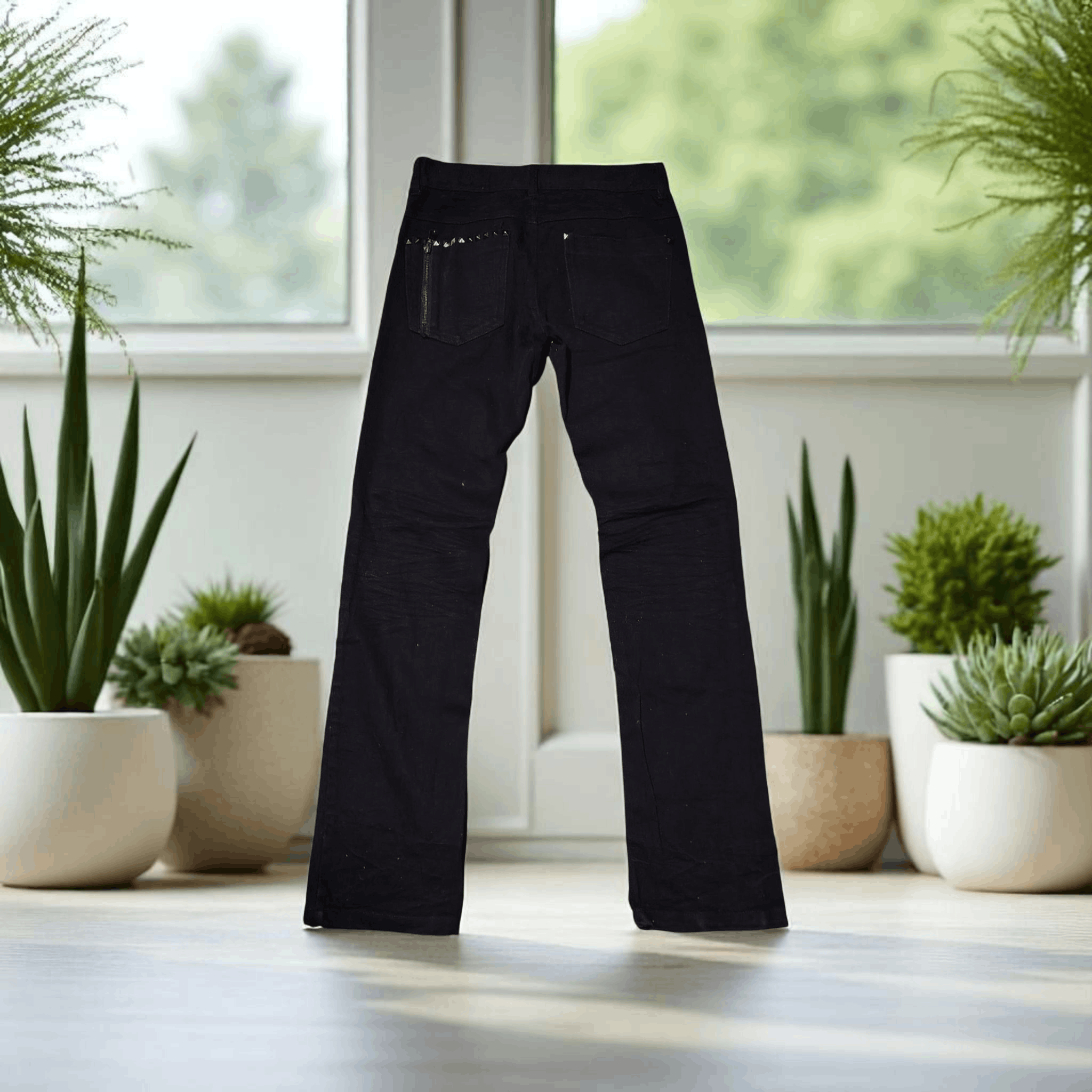 Japanese Brand the black gene rapped jeans punk style Size US 31 - 2 Thumbnail