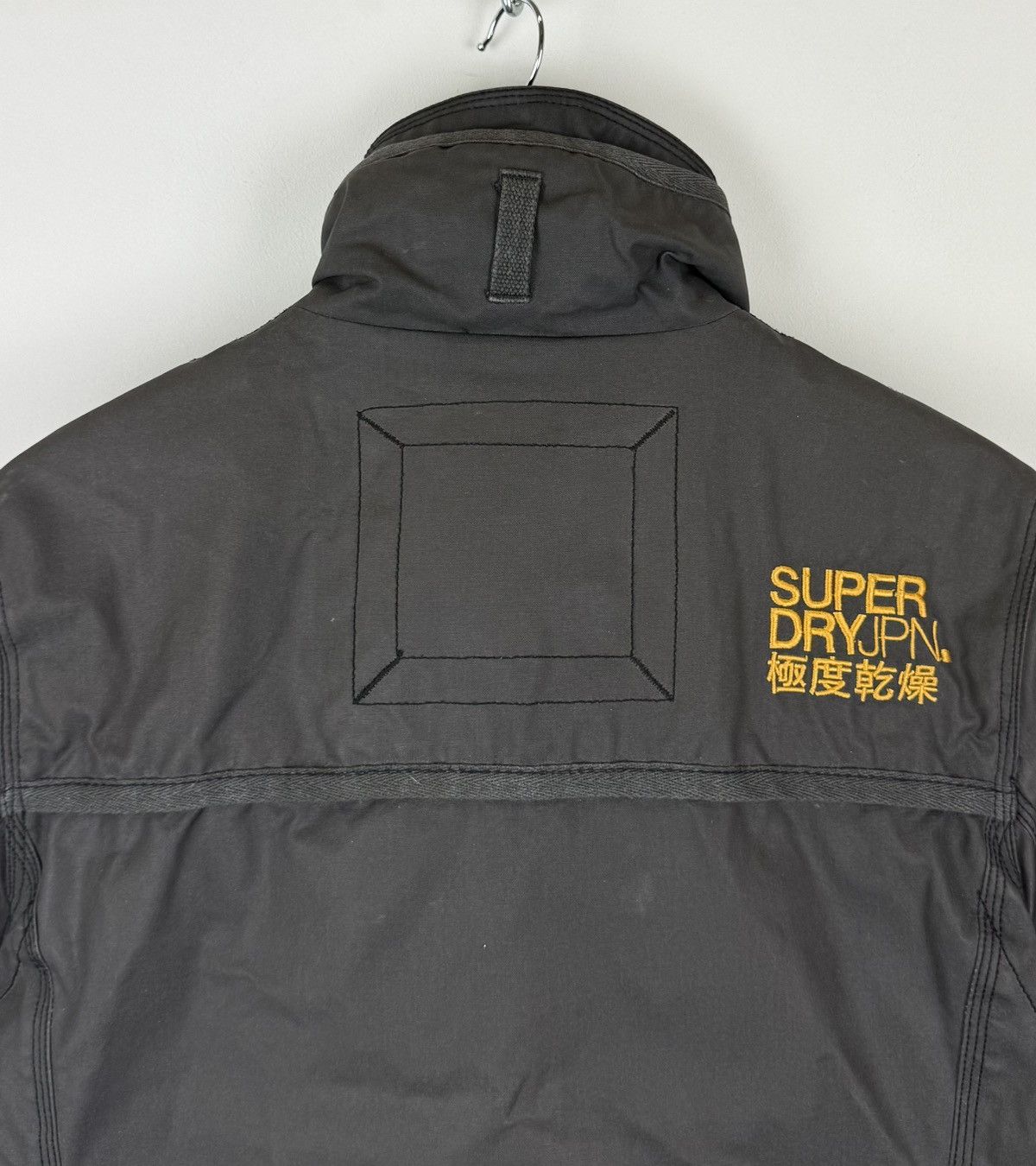 Superdry Superdry Black Hawk Waxed Cotton Jacket Size L Gray Biker Size US L / EU 52-54 / 3 - 13 Thumbnail