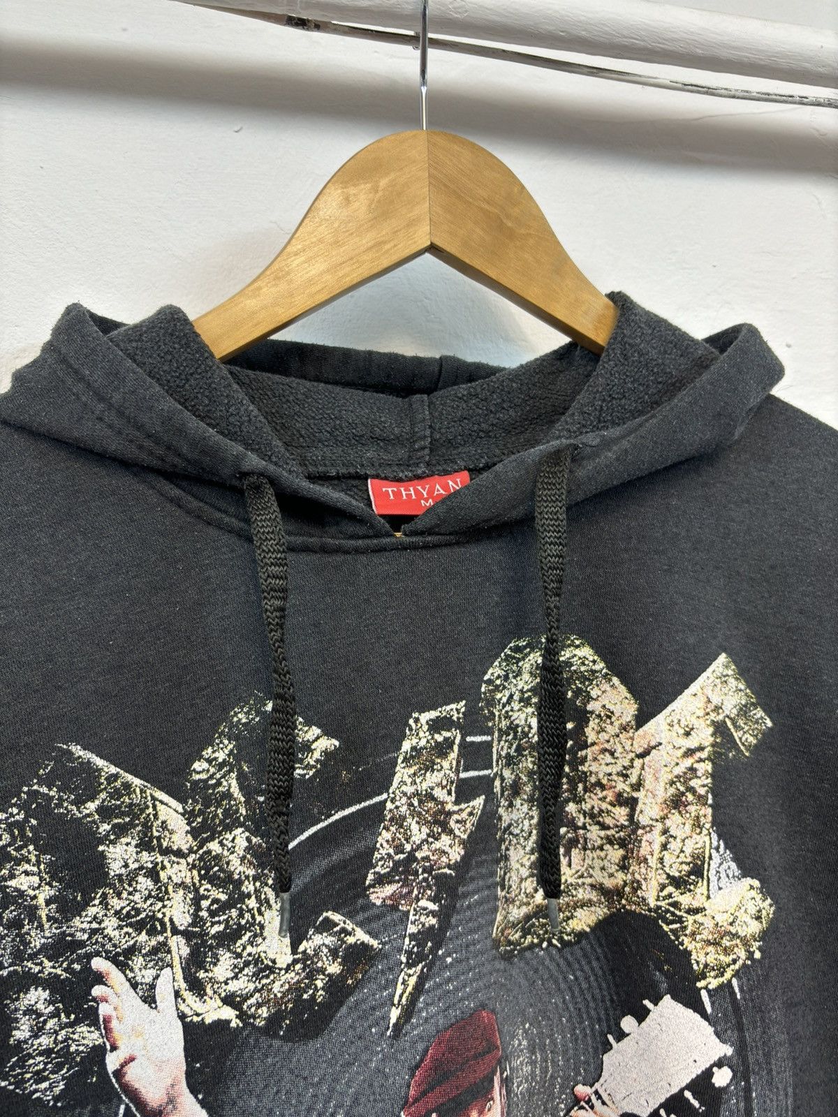 AC/DC × Band Tees × Vintage ACDC Vintage Hoodie Band Rock Metal 90s Washed Tour Size US M / EU 48-50 / 2 - 3 Thumbnail