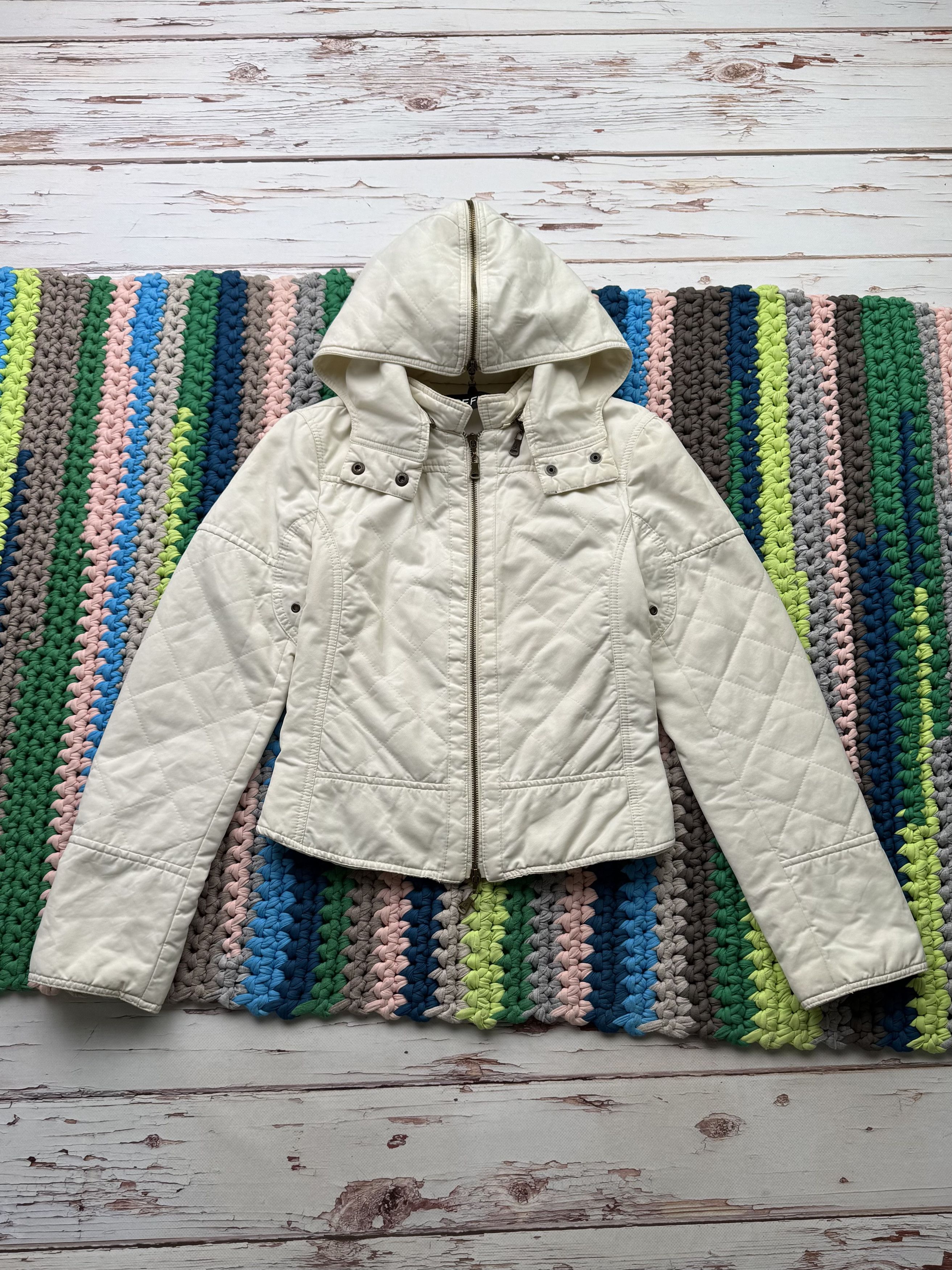 GF Ferre GF Ferre Vintage Cropped Jacket (V109)(D10) Size S / US 4 / IT 40 - 1 Thumbnail