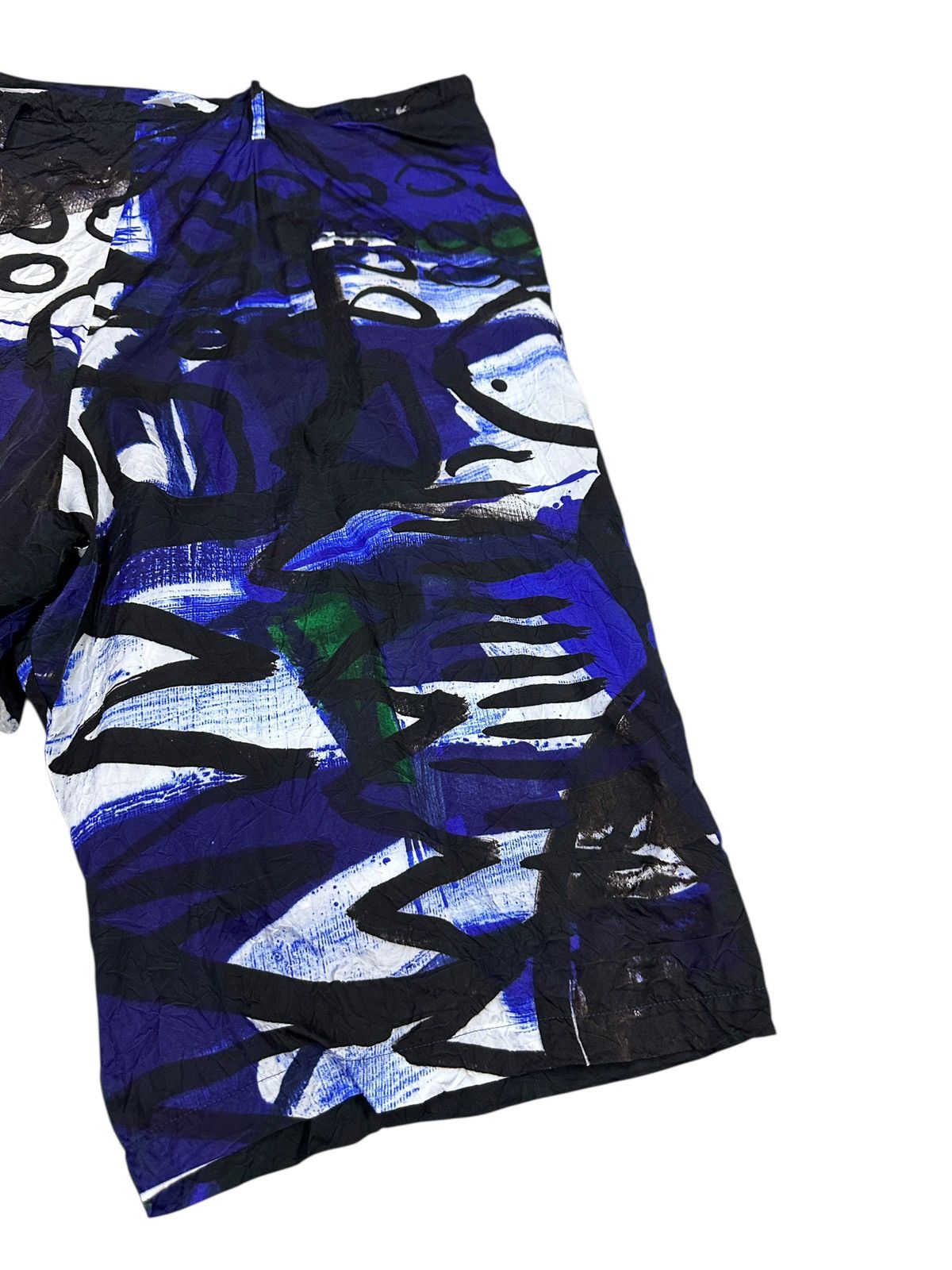 Yohji Yamamoto 🔥Y’s yohji yamamoto overprint short pants japan Size US 41 - 4 Thumbnail