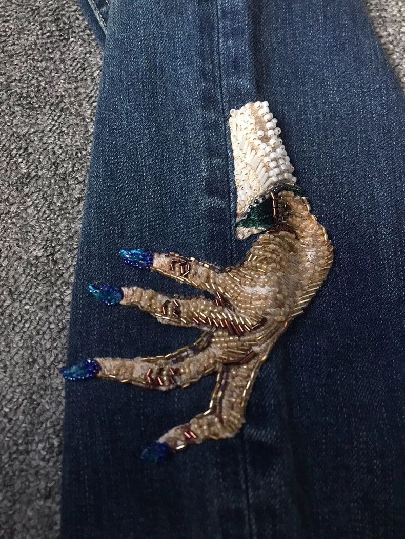 Undercover Undercover Ghost Hand Embroidered Jeans Size US 30 / EU 46 - 4 Thumbnail