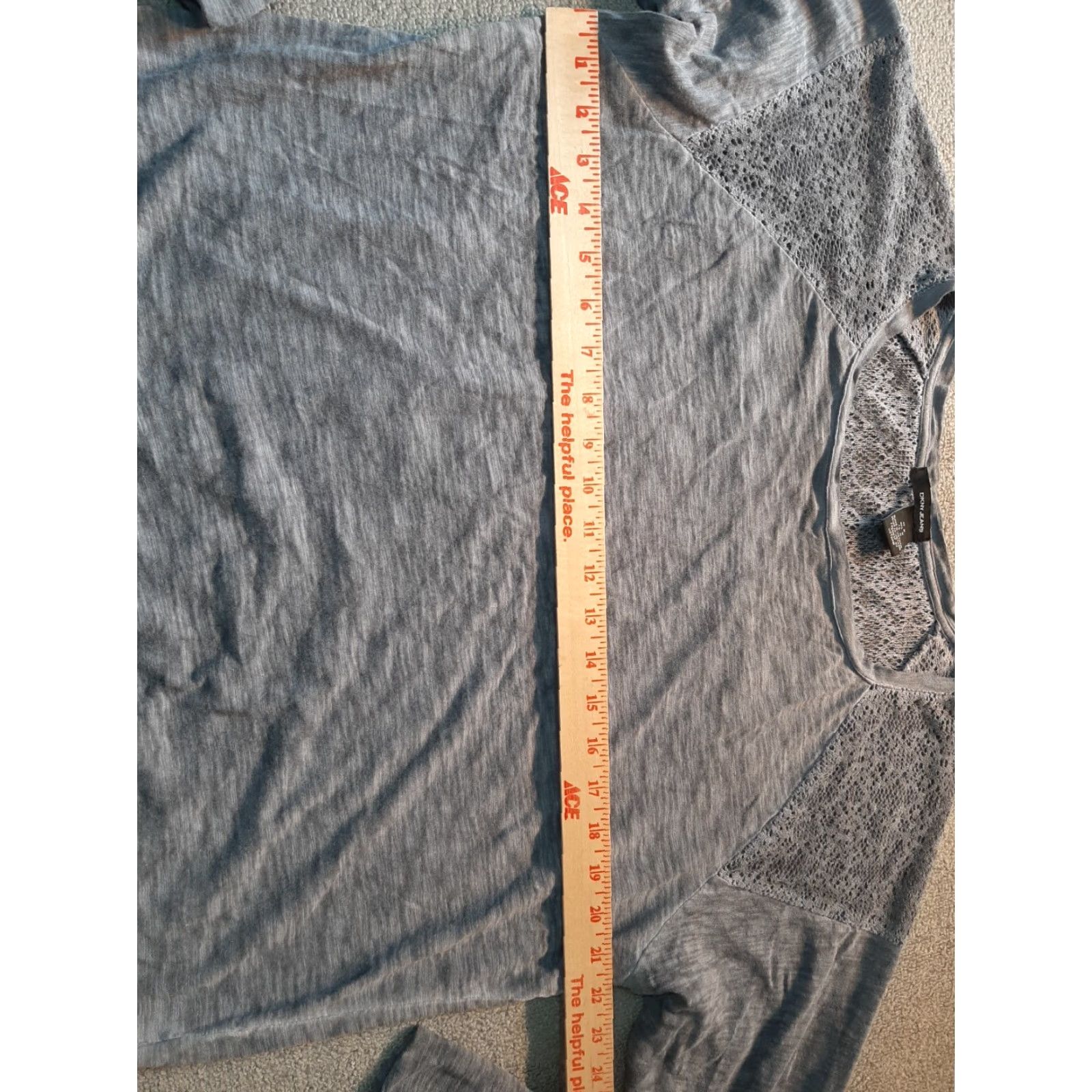 DKNY DKNY Top Women M Gray Long Sleeve Shirt Shirt Blouse Jersey Womens Medium Gray Long Sleeve Pullover Blouse DKNY Top Size M / US 6-8 / IT 42-44 - 5 Thumbnail