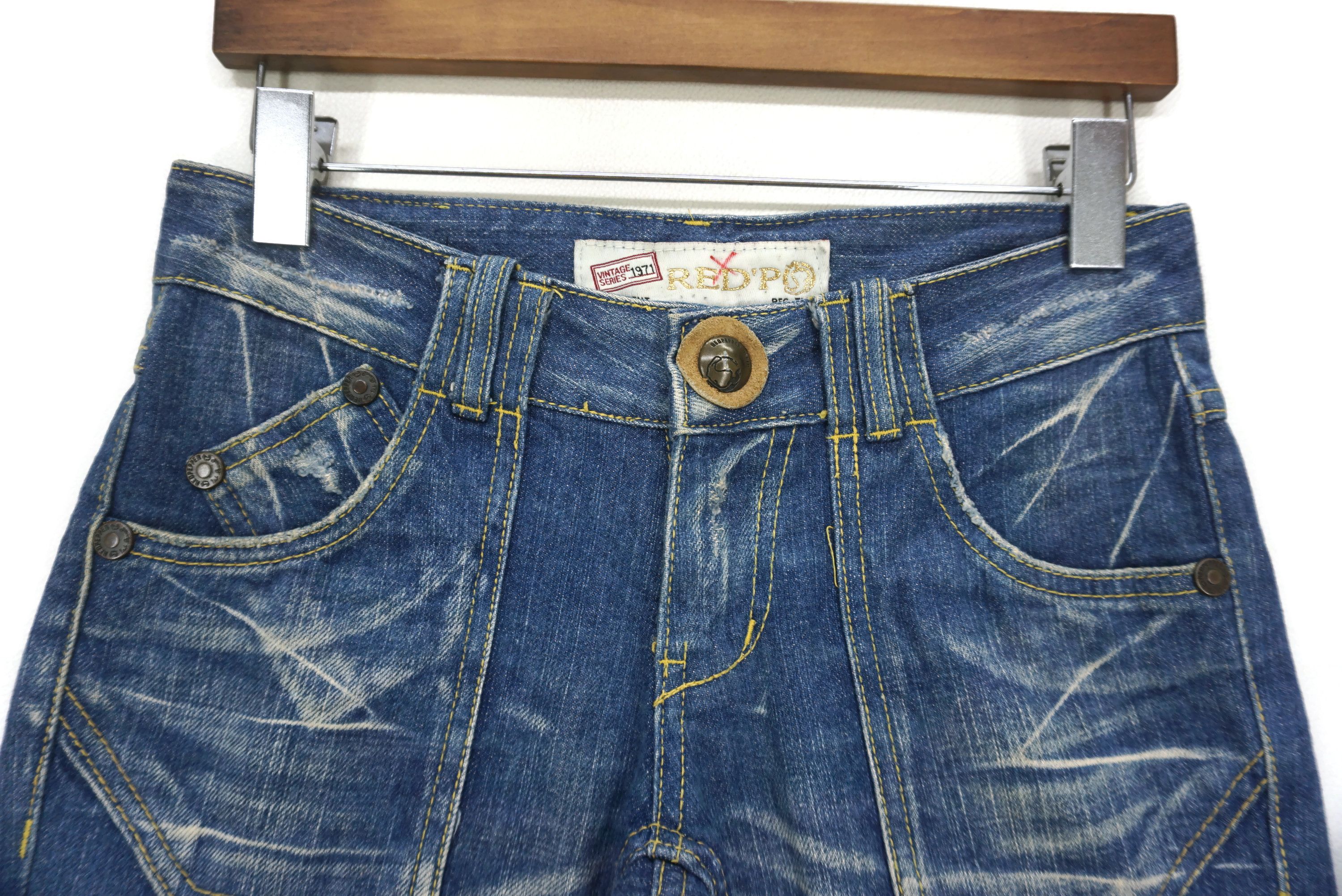 Japanese Brand Red Pepper Jeans Size 25 fit W28xL29 Low Rise Bootcut Size 25" / US 0 / IT 36 - 3 Thumbnail