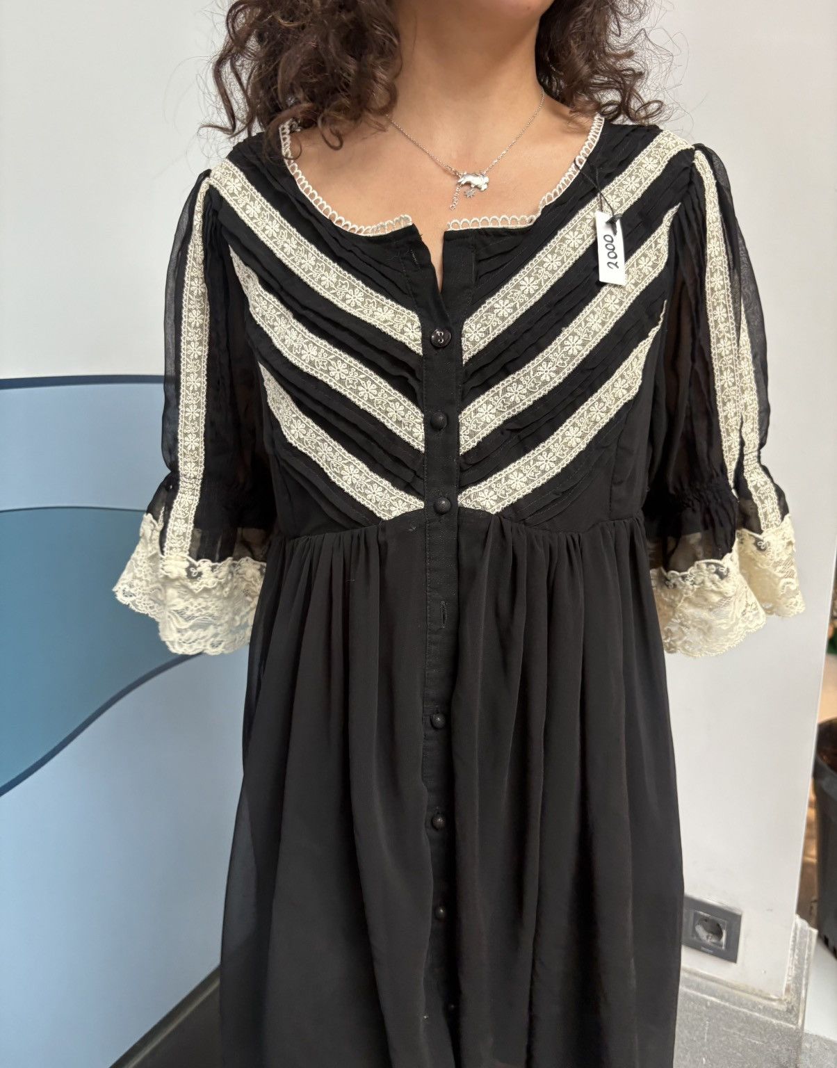 Vintage Vintage dress Size M / US 6-8 / IT 42-44 - 2 Thumbnail