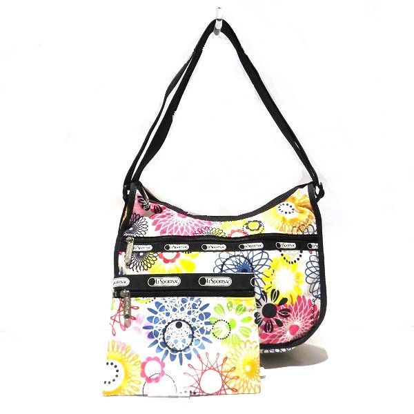 Other Other LeSportsac Floral Nylon Shoulder Bag Canvas Crossbody Bag in Pristine Condition Size ONE SIZE - 1 Thumbnail