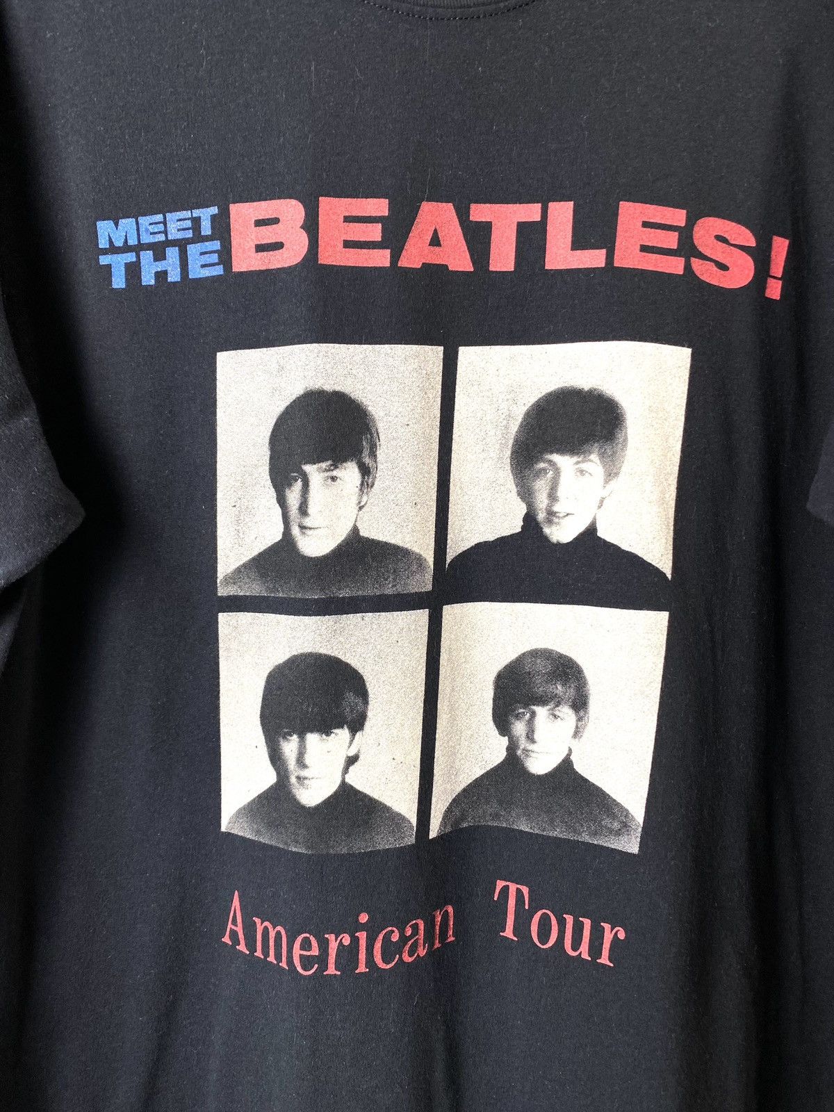Band Tees Vintage Style 1964 The Beatles American Tour Band T Shirt Size US XL / EU 56 / 4 - 3 Thumbnail