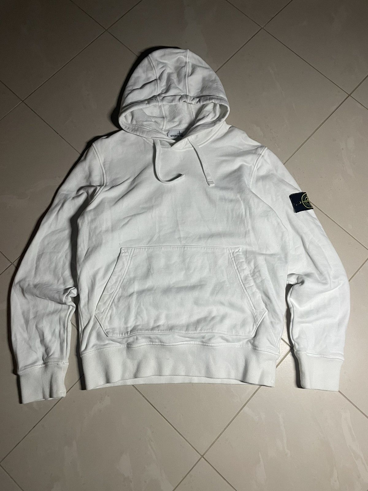Stone Island Stone Island White Hoodie Size US S / EU 44-46 / 1 - 1 Thumbnail
