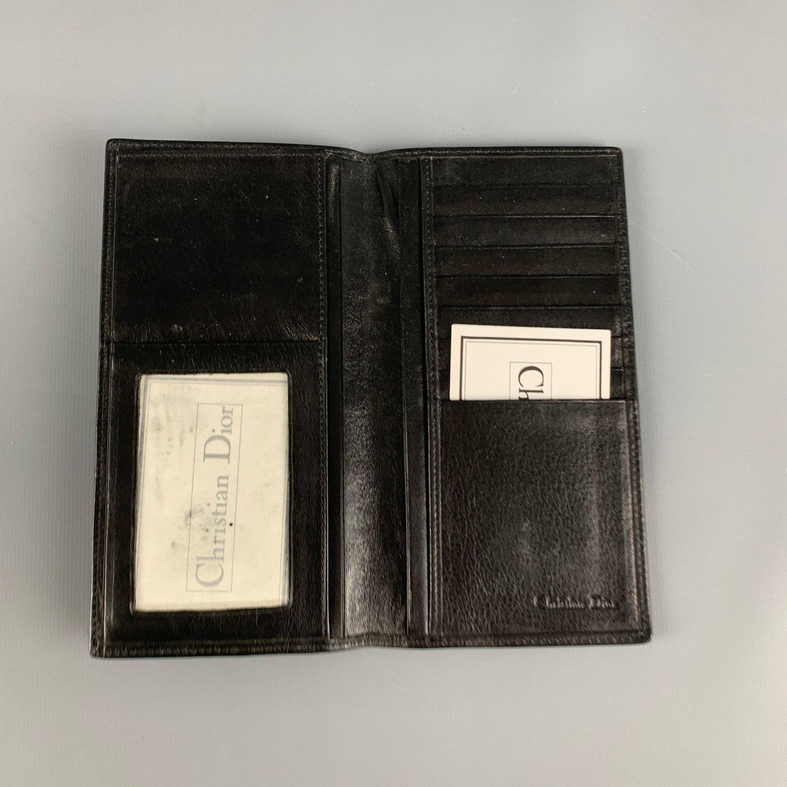 Dior CHRISTIAN DIOR Black Leather Wallet Size ONE SIZE - 3 Thumbnail