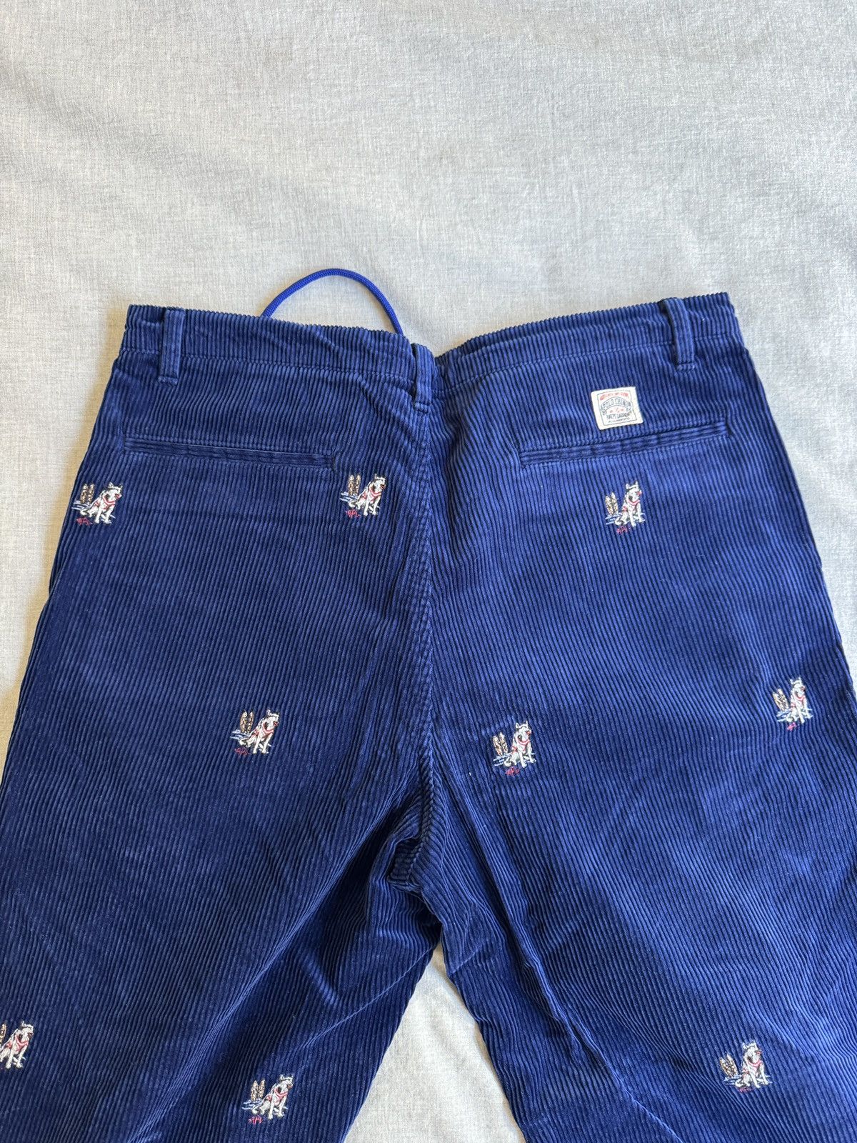 Polo Ralph Lauren Polo Ralph Lauren Embroidered Corduroy Trousers Size US 32 / EU 48 - 8 Thumbnail