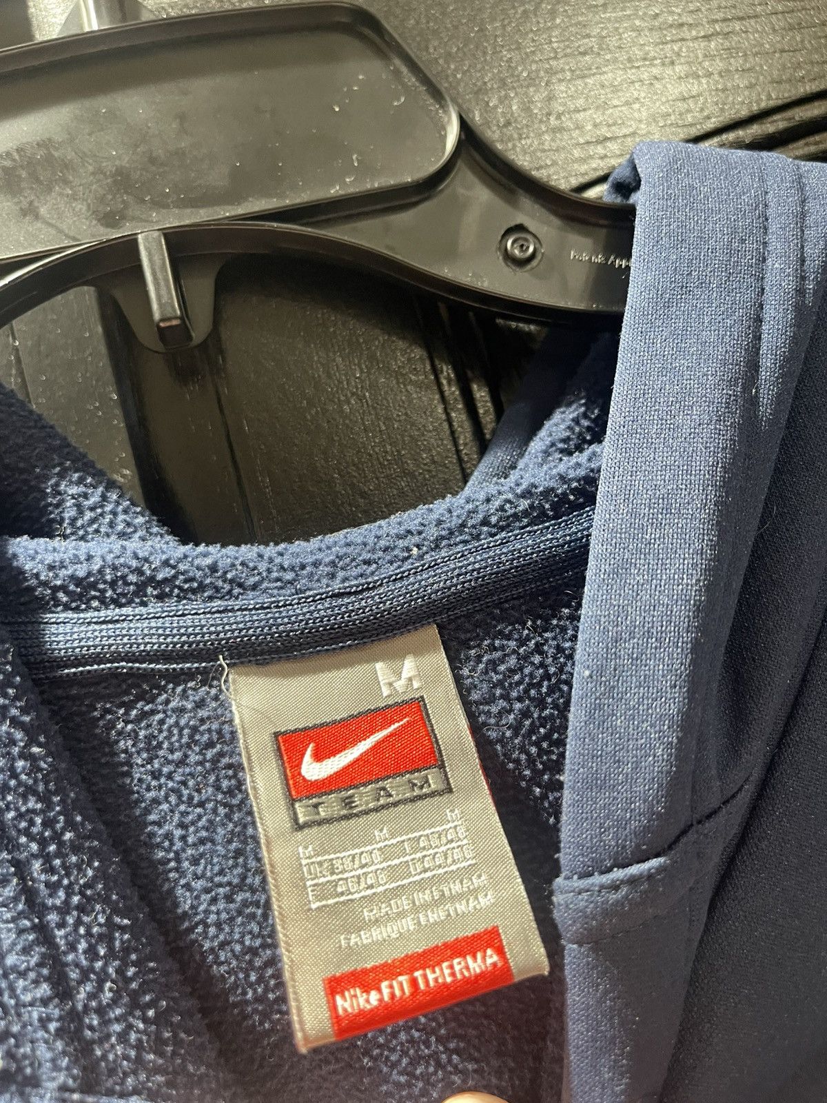 Nike × Vintage Vintage Nike University Of Illinois Center Swoosh Hoodie Size US M / EU 48-50 / 2 - 3 Thumbnail
