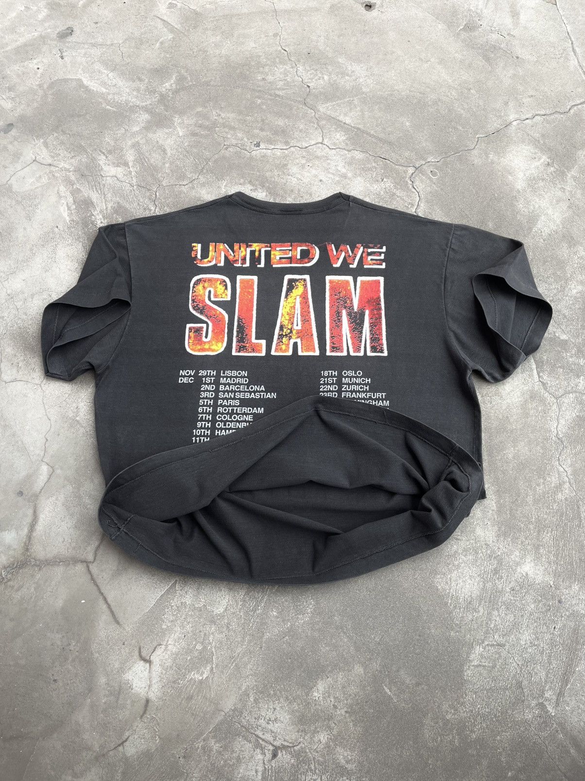Vintage Rare 1989 Dan Reed Network Tour United We Slam Vtg. T-Shirt Size US XL / EU 56 / 4 - 8 Thumbnail