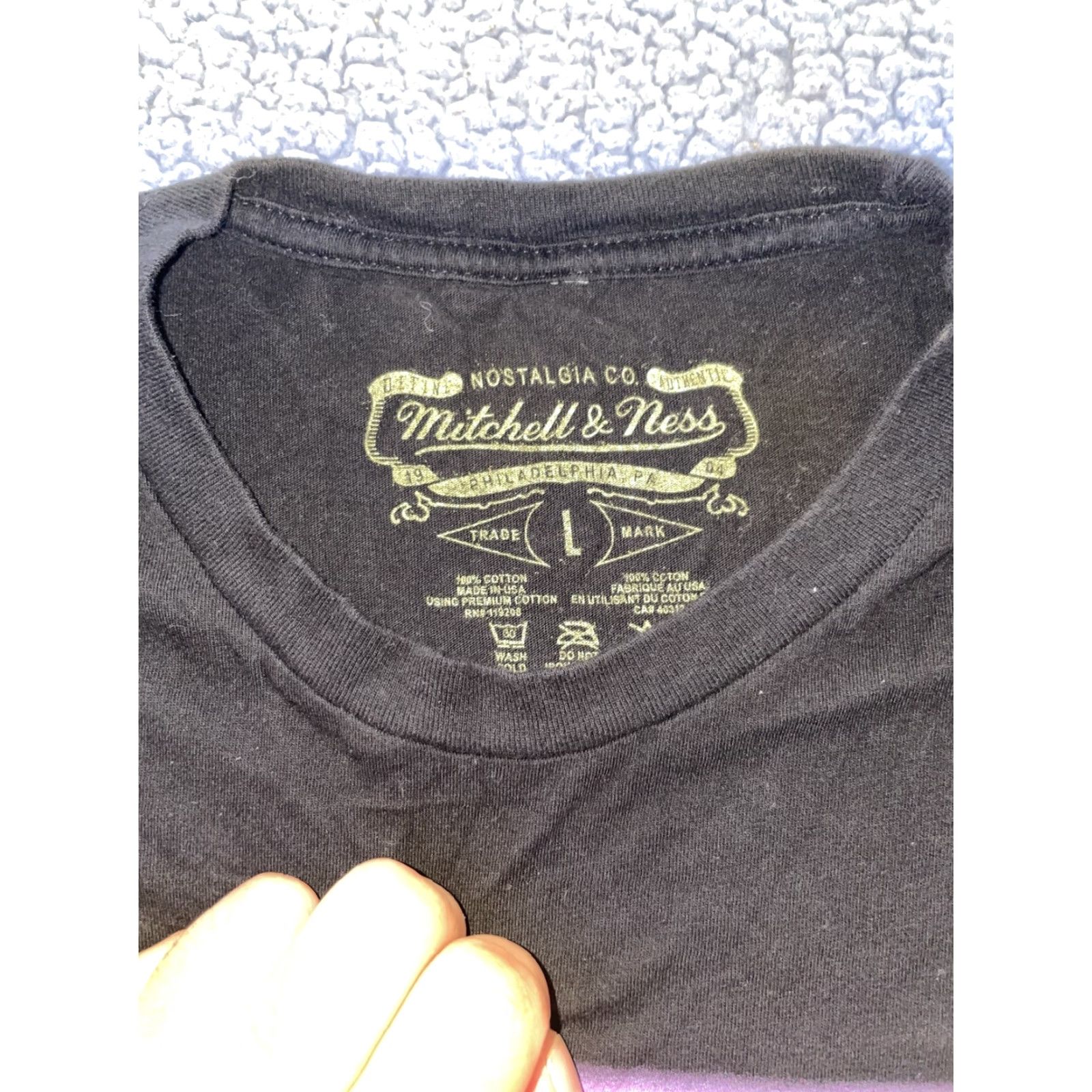 Mitchell & Ness Mitchell & Ness Los Angeles Lakers Lakeshow T-Shirt Black Large Men Size US L / EU 52-54 / 3 - 3 Thumbnail