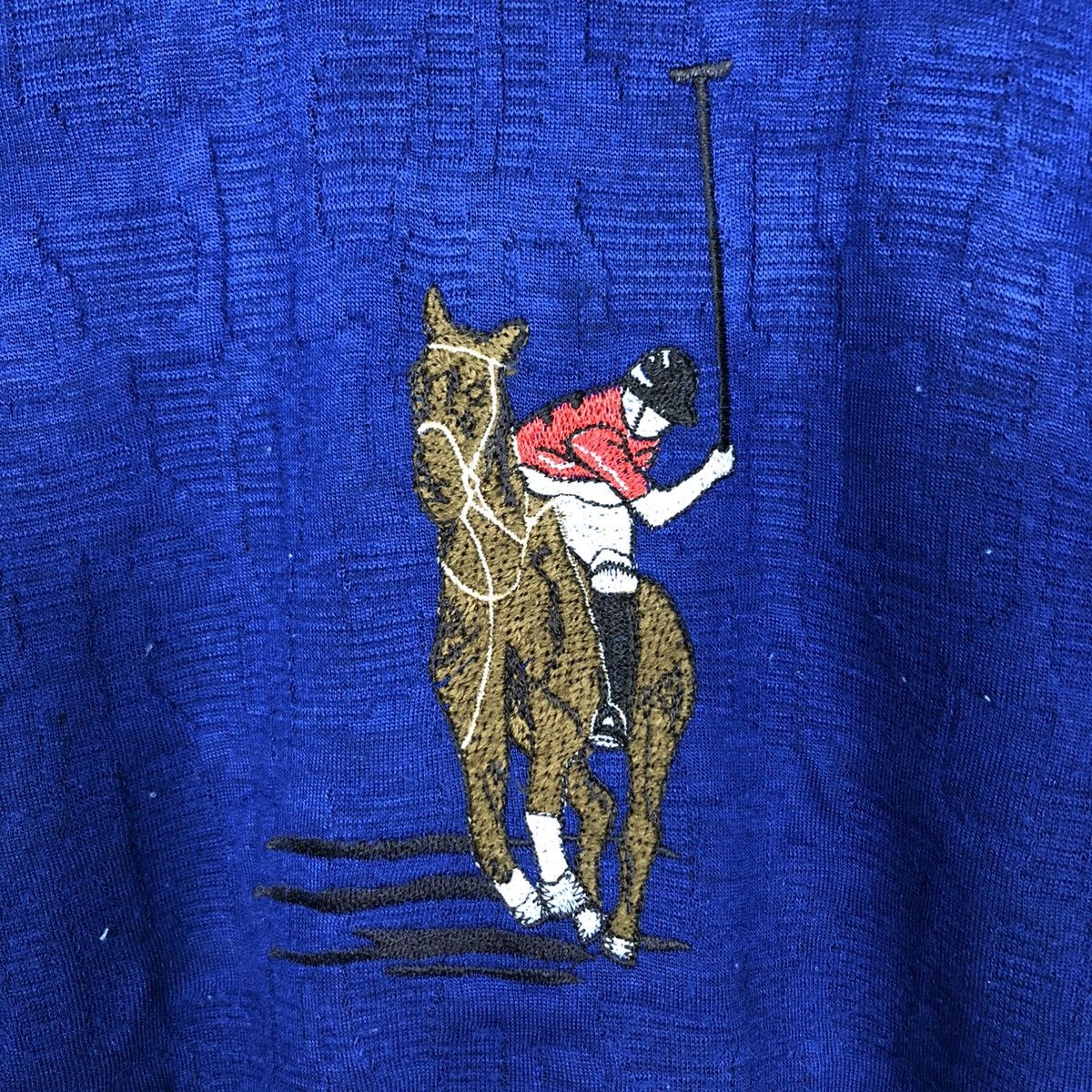 Japanese Brand 🔥VINTAGE SWEATSHIRT POLO PLAYER DESIGN BIG LOGO Size US M / EU 48-50 / 2 - 14 Thumbnail