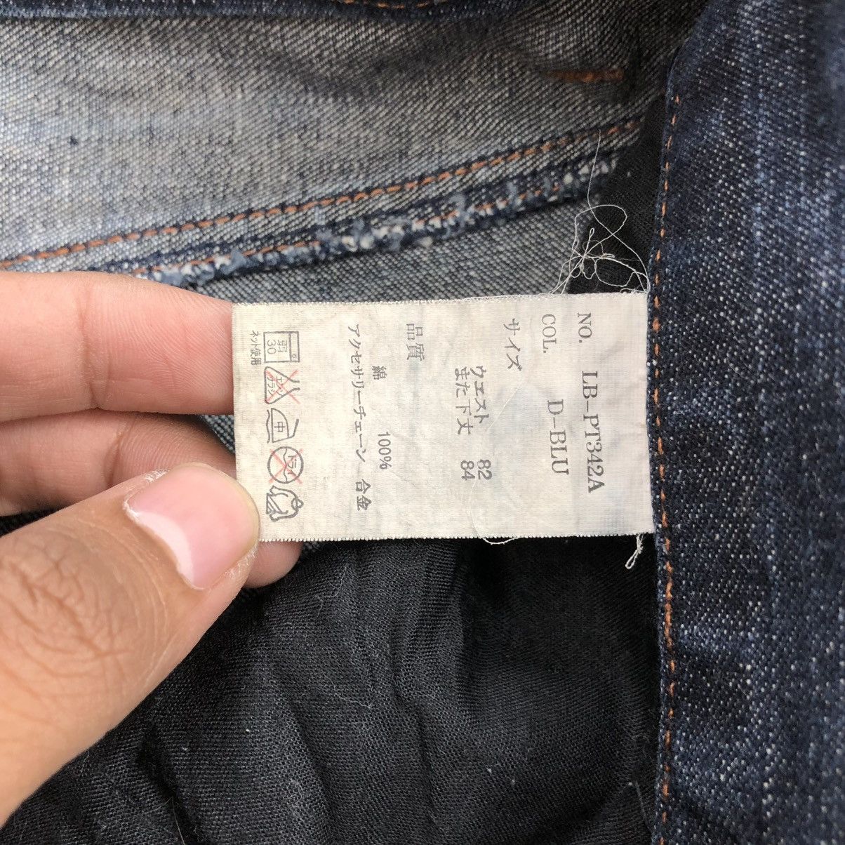 If Six Was Nine × Japanese Brand × Le Grande Bleu (L.G.B.) 2000s Y2K Lowbox Japenese Brand Faded Punk Lgb Style Jeans Size US 30 / EU 46 - 7 Thumbnail