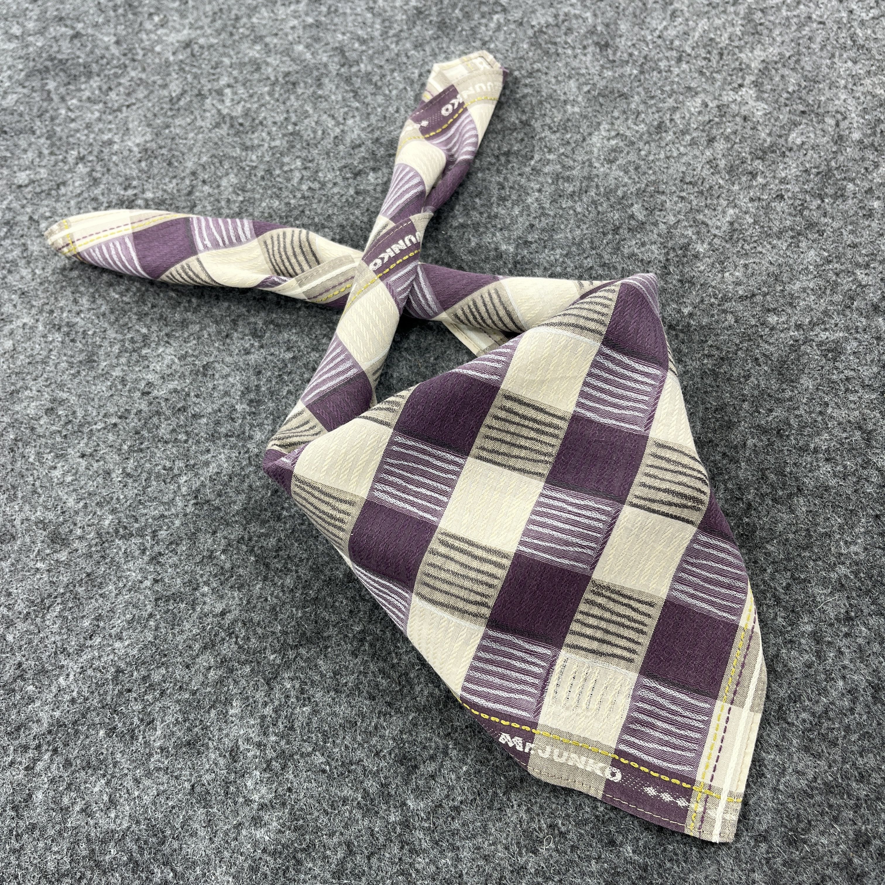 Japanese Brand Mr. Junko Handkerchief / Bandana / Neckerchief B801 Size ONE SIZE - 8 Thumbnail