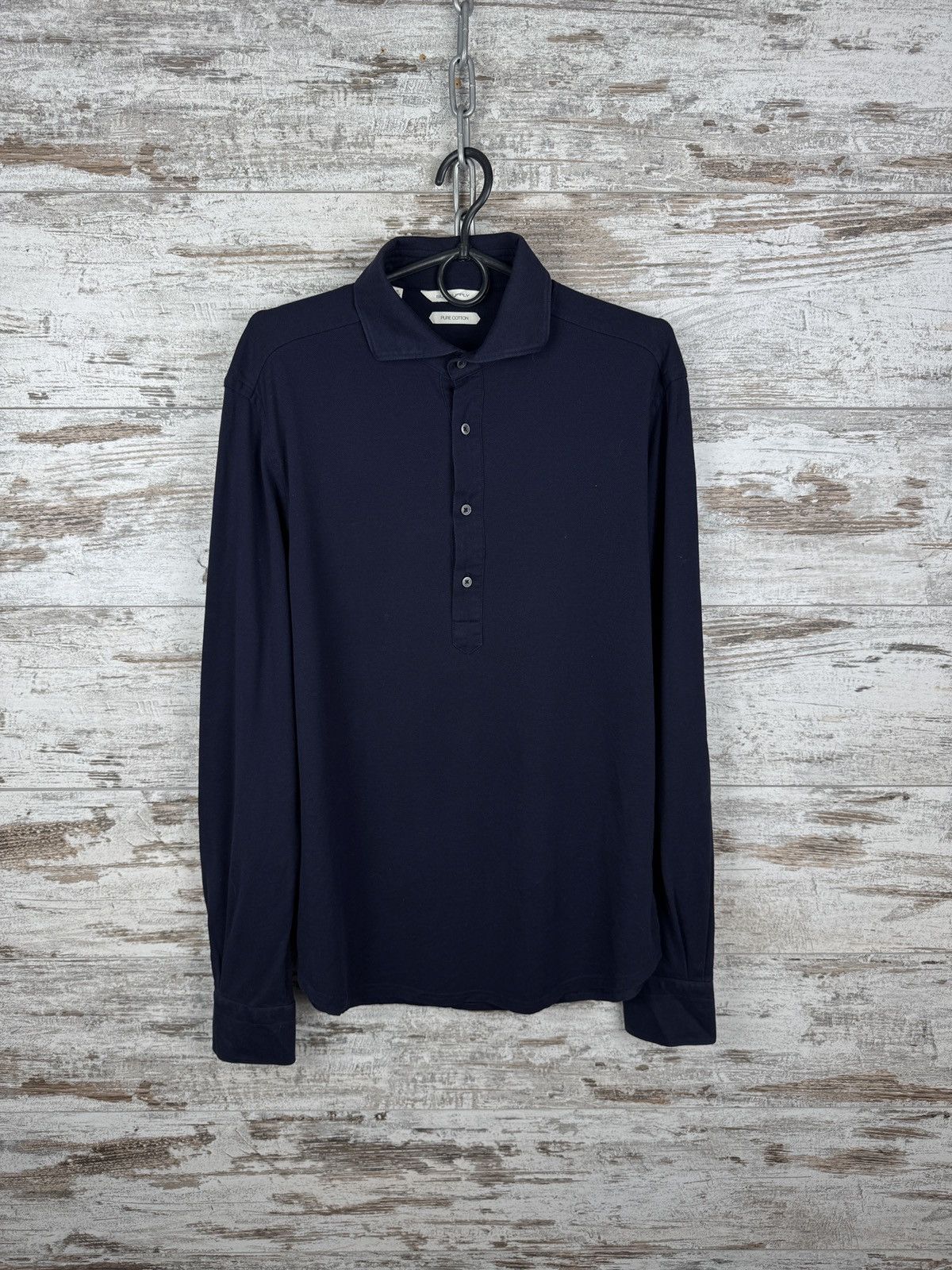 Suitsupply Mens Suitsupply longsleeve polos luxury t-shirt pure cotton Size US M / EU 48-50 / 2 - 1 Thumbnail