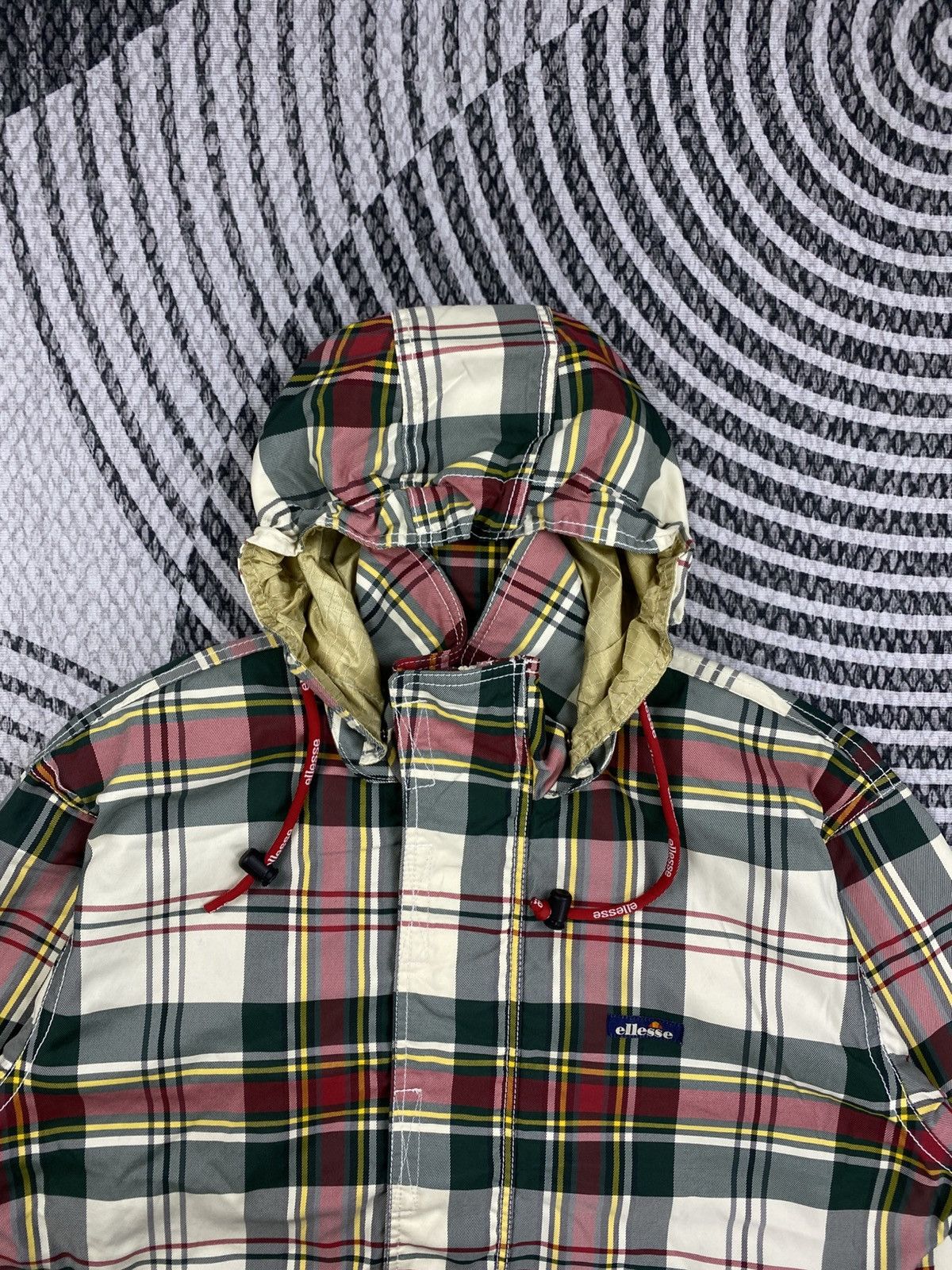 Ellesse Vintage Ellesse Multi Adventure Gear Checked Zipper Jacket Size US XL / EU 56 / 4 - 8 Thumbnail