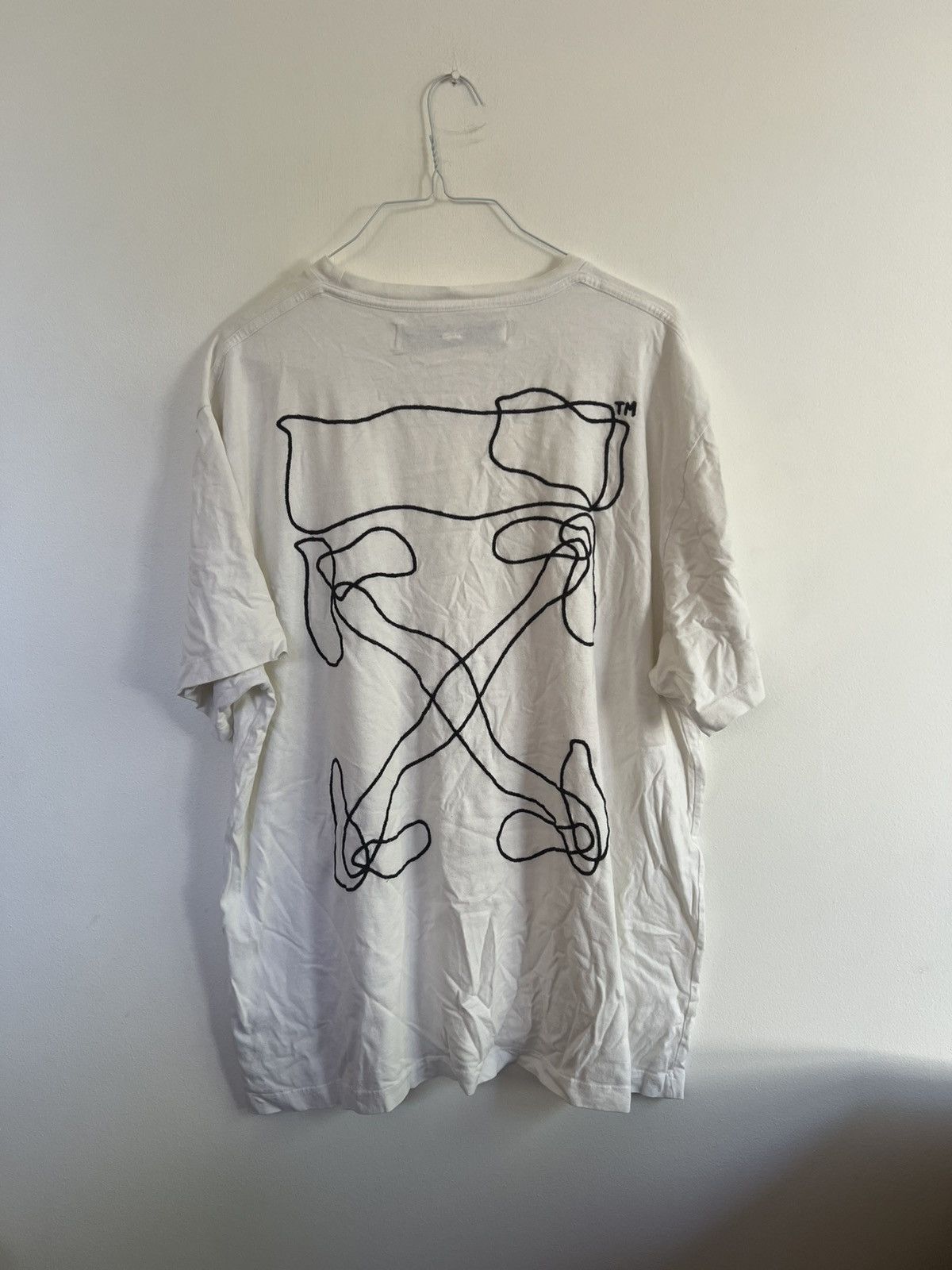 Off-White Off white Abstract Logo TEE Size US L / EU 52-54 / 3 - 1 Thumbnail