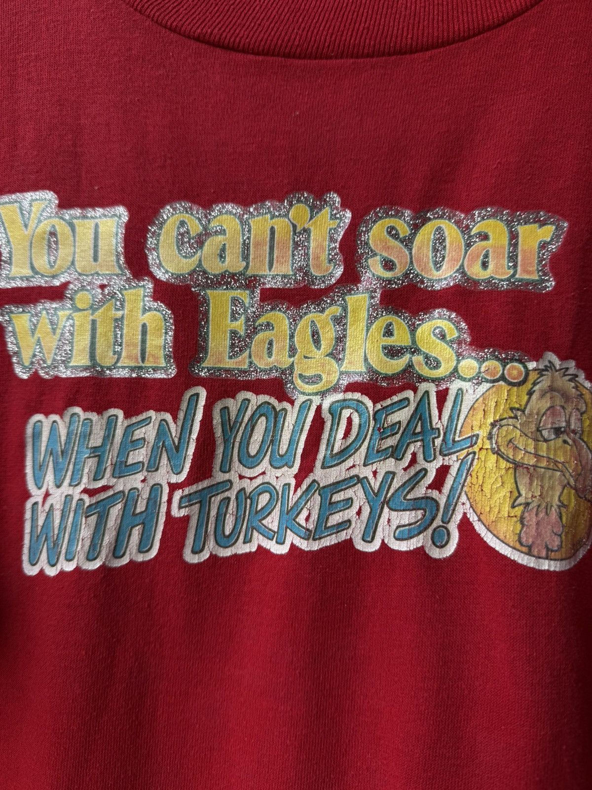 Vintage Vintage 70s-80s "You Cant Sour With Eagles" wording tee Size US L / EU 52-54 / 3 - 3 Thumbnail