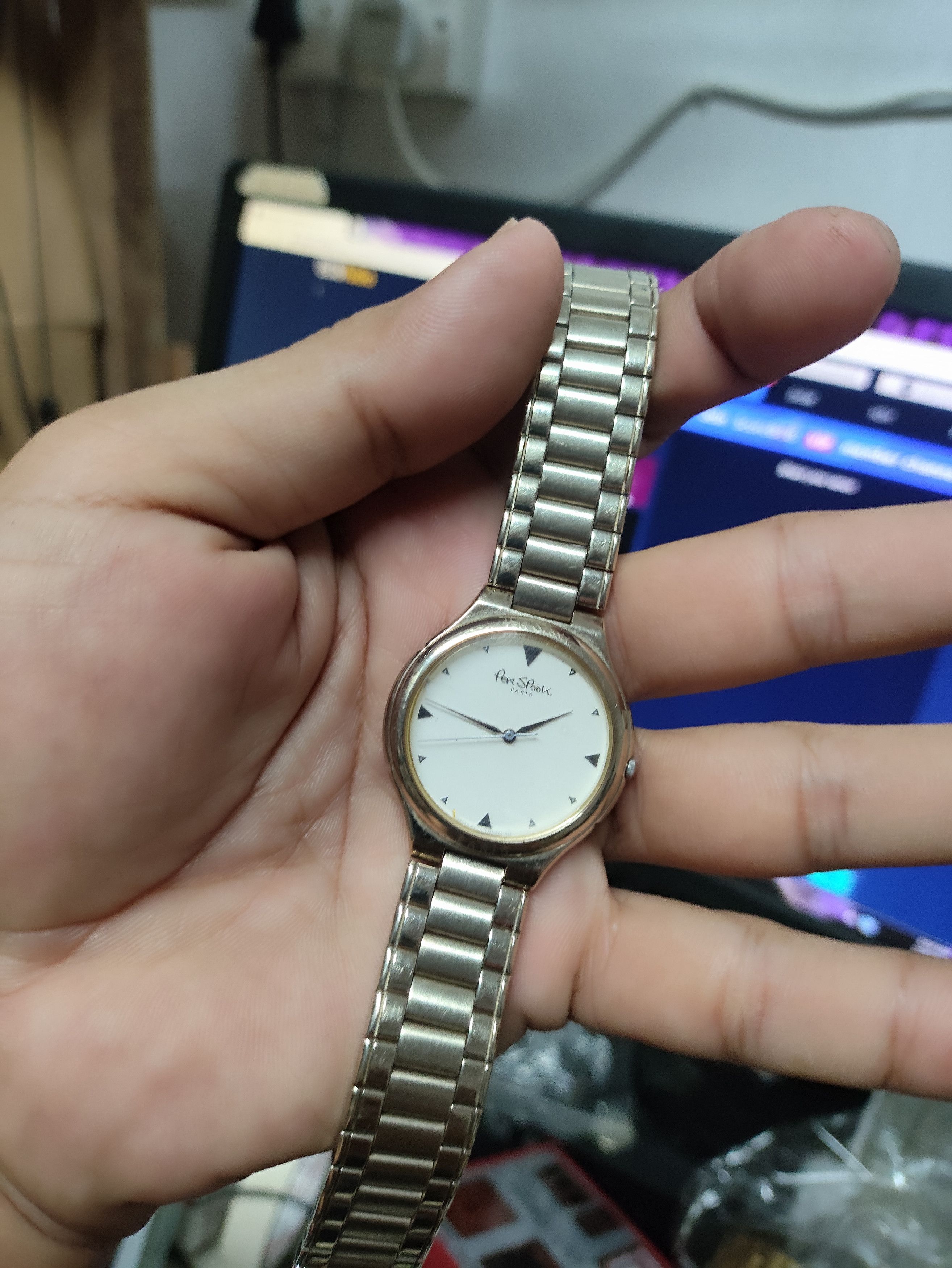 Designer × Vintage Designer Watch "PER SPOOK PARIS" Vintage Quartz Watch Stuff Size ONE SIZE - 13 Thumbnail