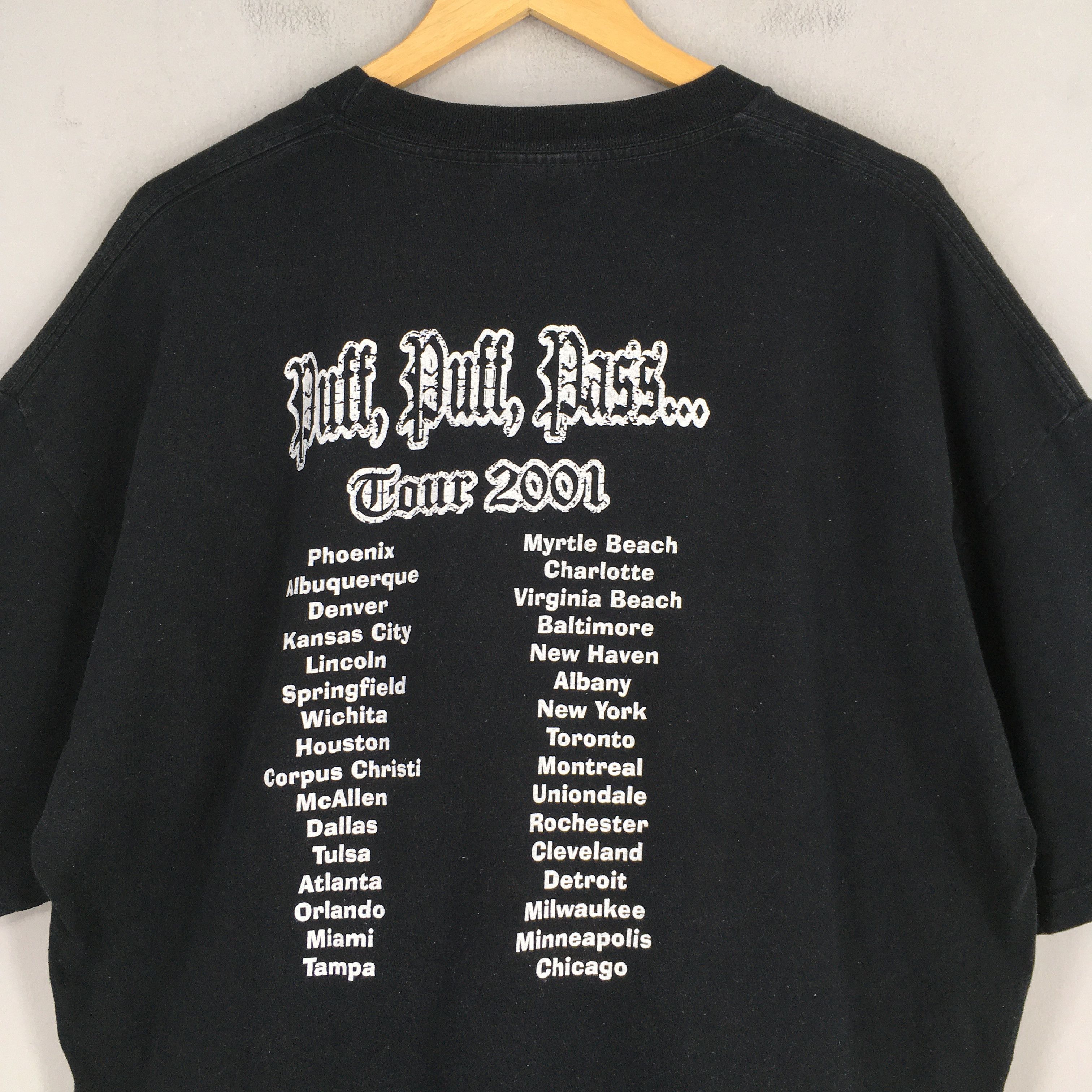 Rap Tees × Snoop Dogg × Vintage Vintage 2001 Snoop Dogg Puff Puff Pass Us Tour Tshirt XXL Size US XXL / EU 58 / 5 - 7 Thumbnail